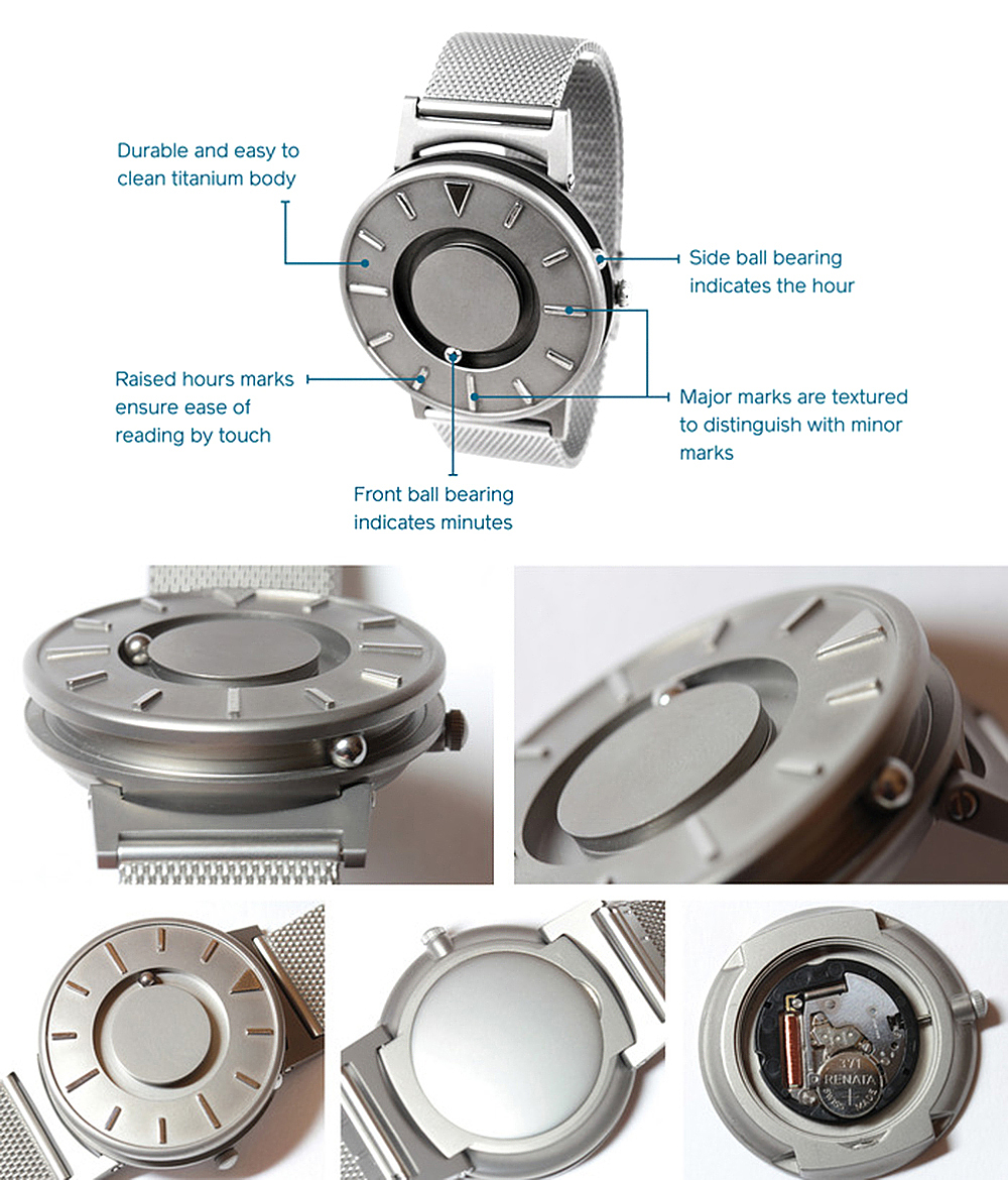 bradley，tactile sensation，Wrist watch，Overturned the tradition，