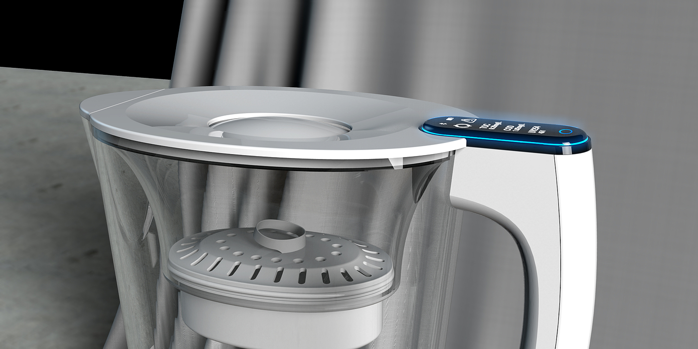 Intelligent water filtering kettle，