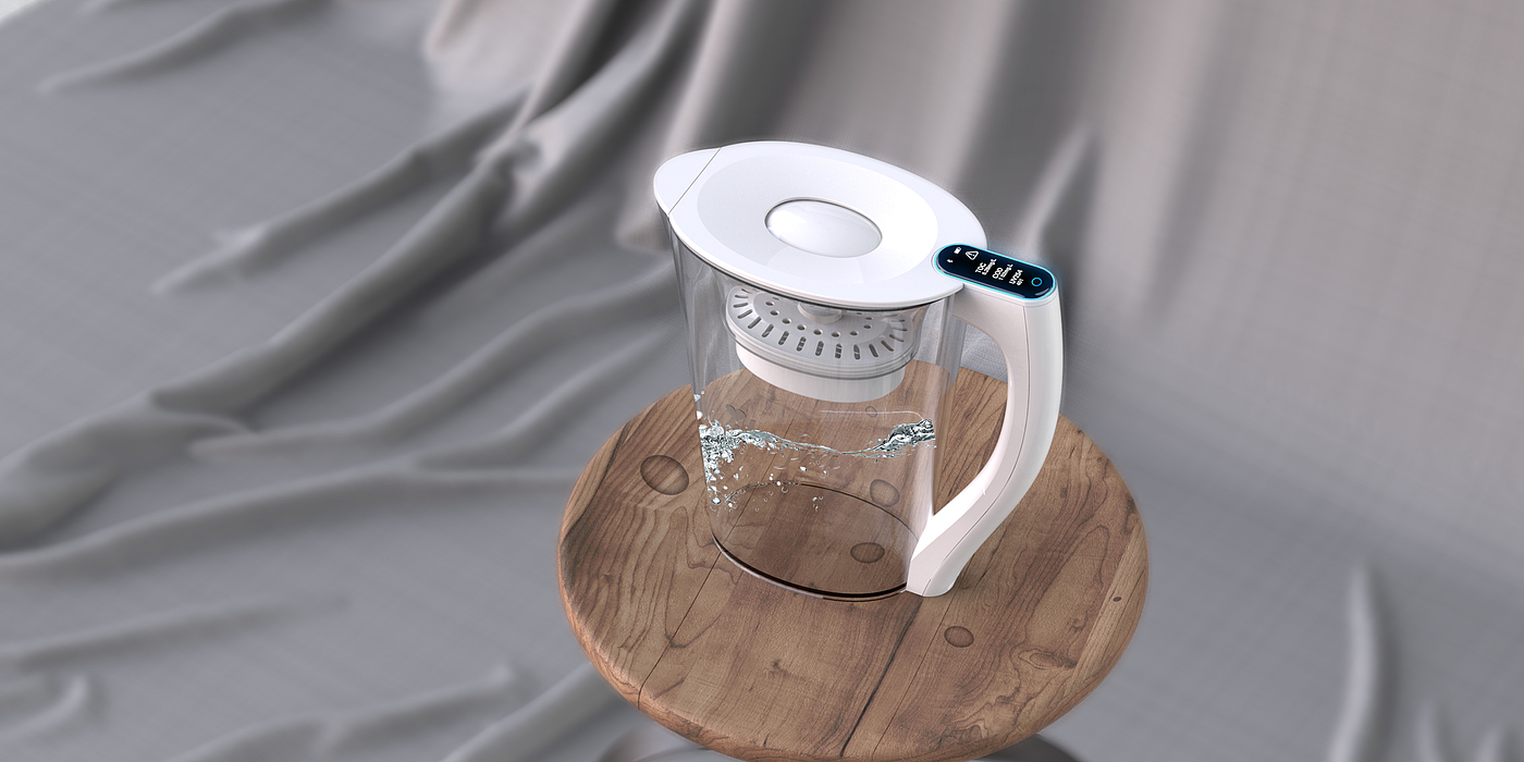 Intelligent water filtering kettle，