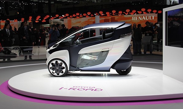 Transportation tools，Toyota，i-Road，Round，Electric，