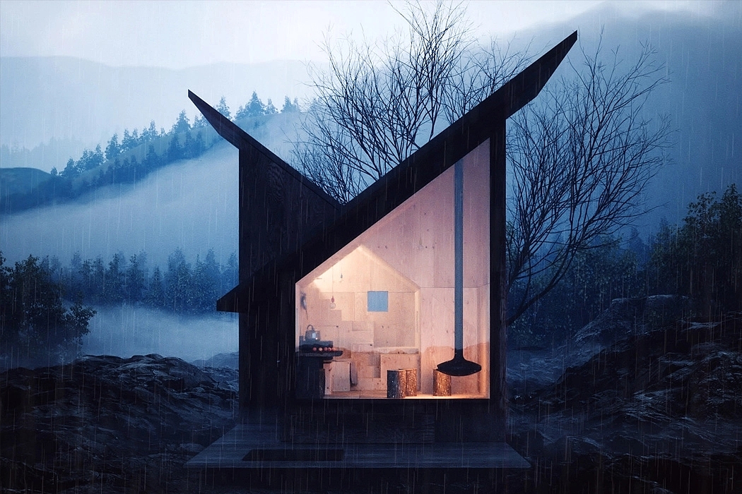 Cube Two，The Mountain Refuge，Dwelling on Wheels，Birdbox，