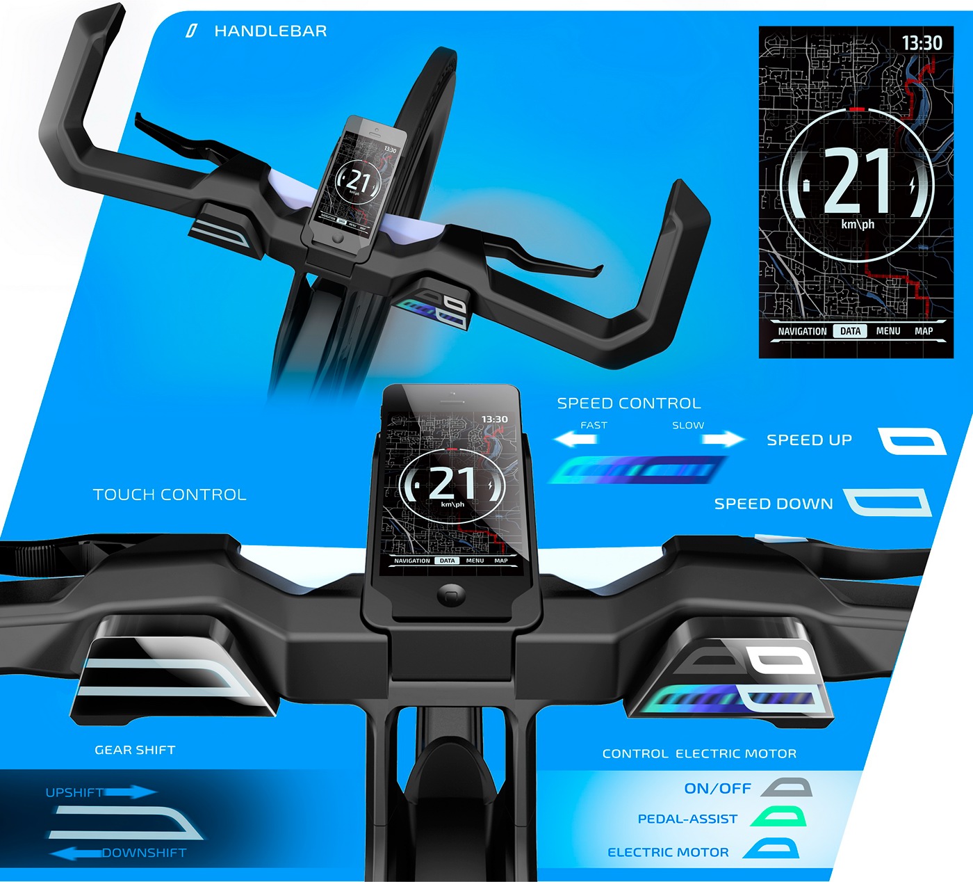 concept，vehicle，Electric，Bicycle，