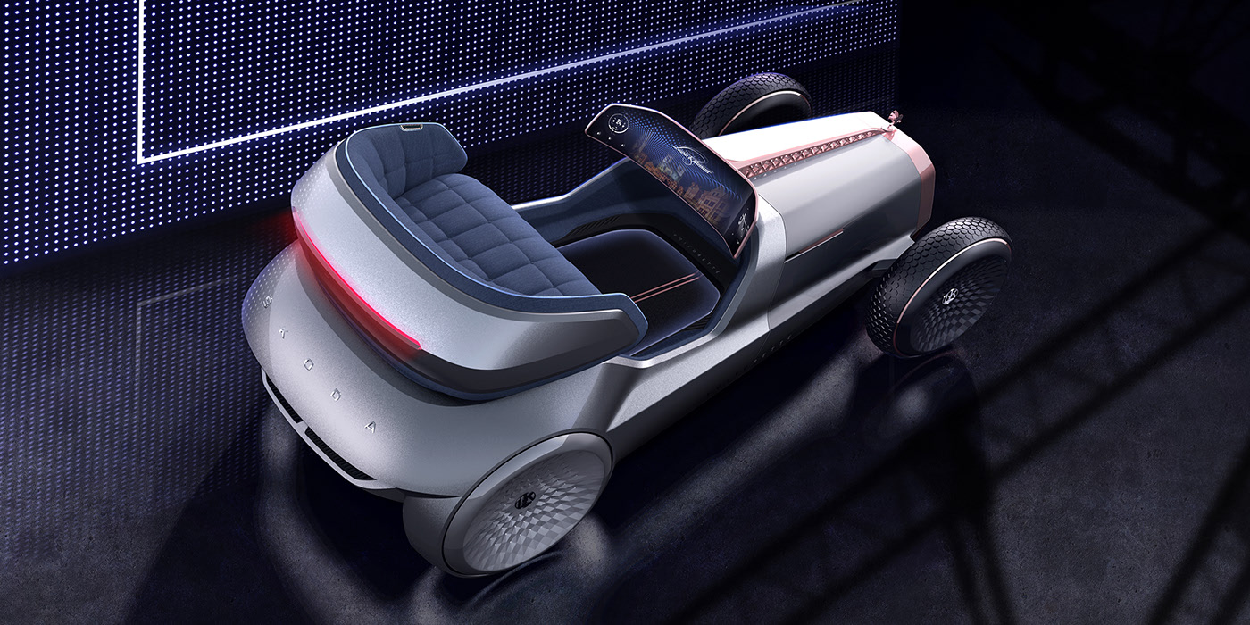 SKODA，Electric，Travel，display，