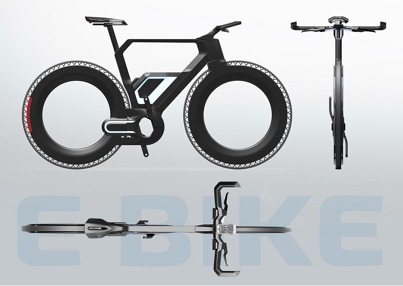 concept，vehicle，Electric，Bicycle，