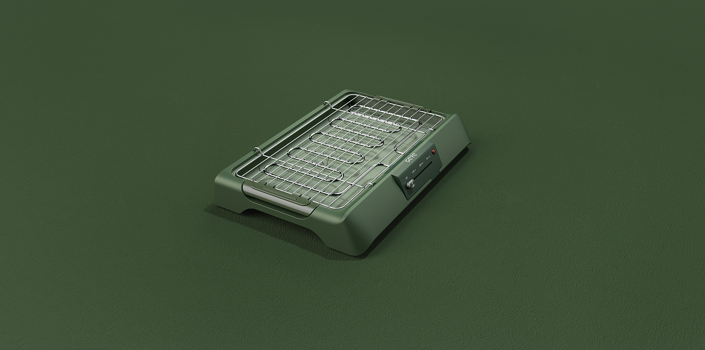 Home appliance design，bbq，Barbecue rack，barbecue grill，Grey design，Kitchenware，