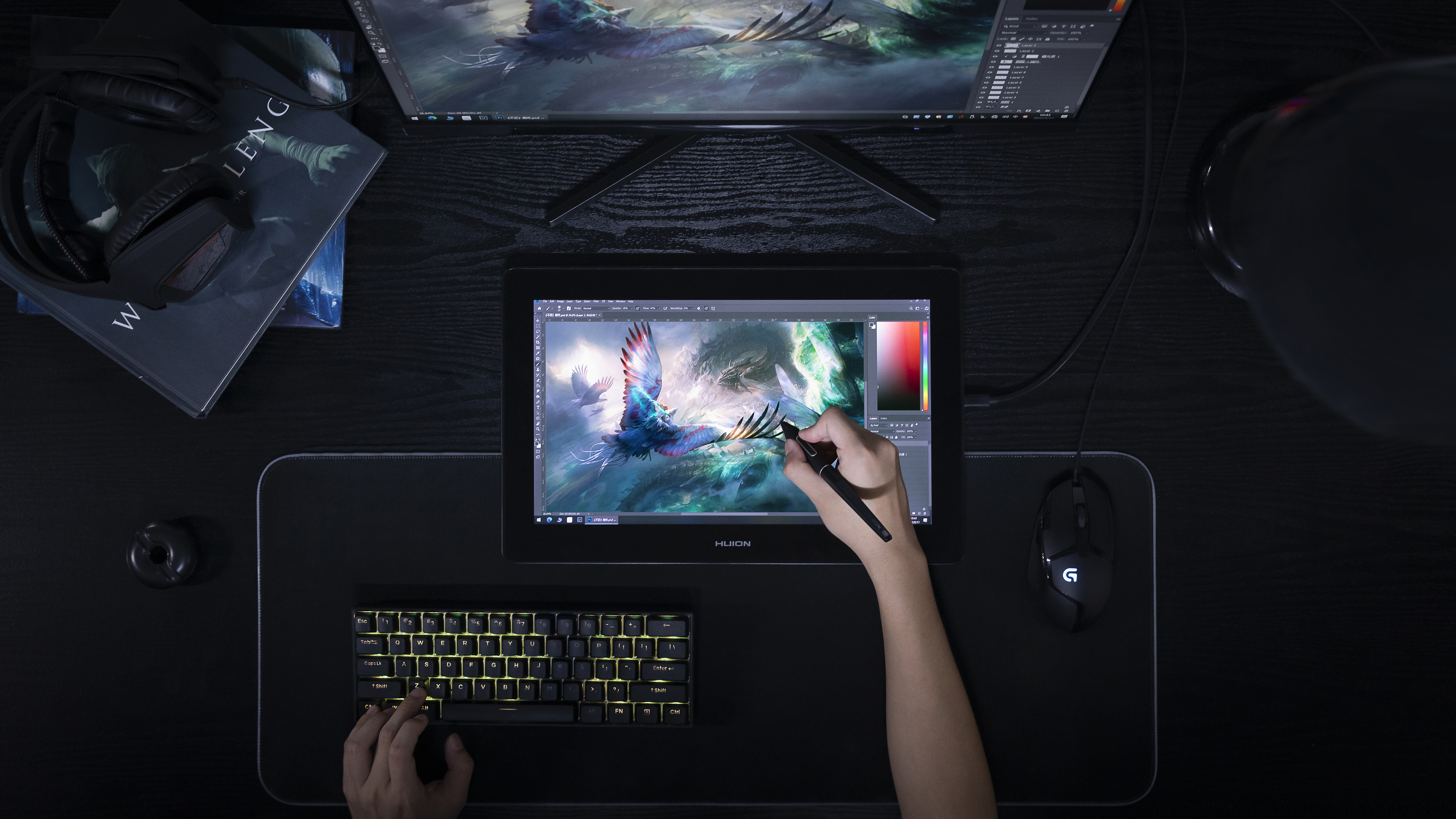 product design，wacom ，display，Digital plate，input device，painting，