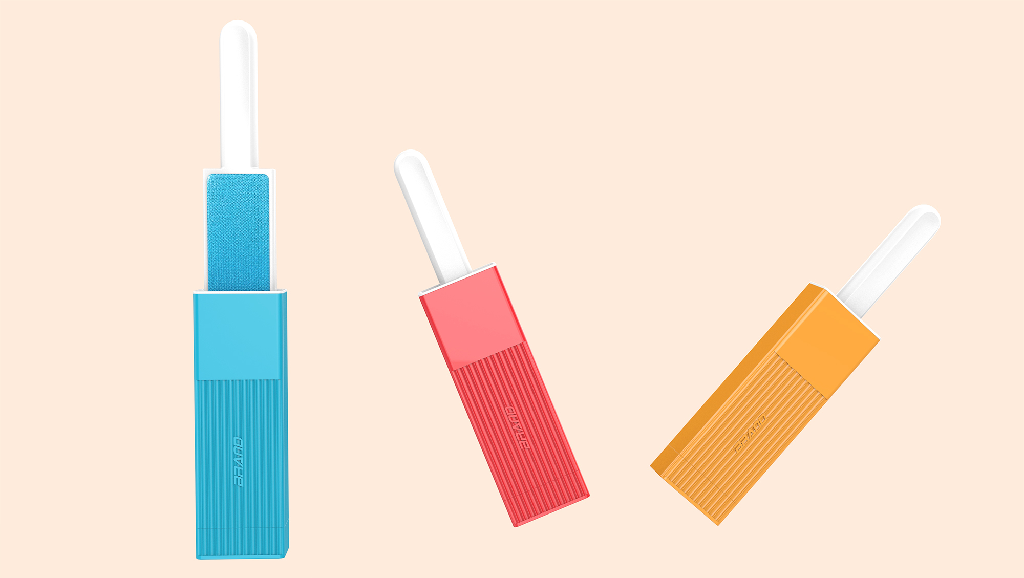 Hair removal brush，Electrostatic brush，Ice cream，popsicle，