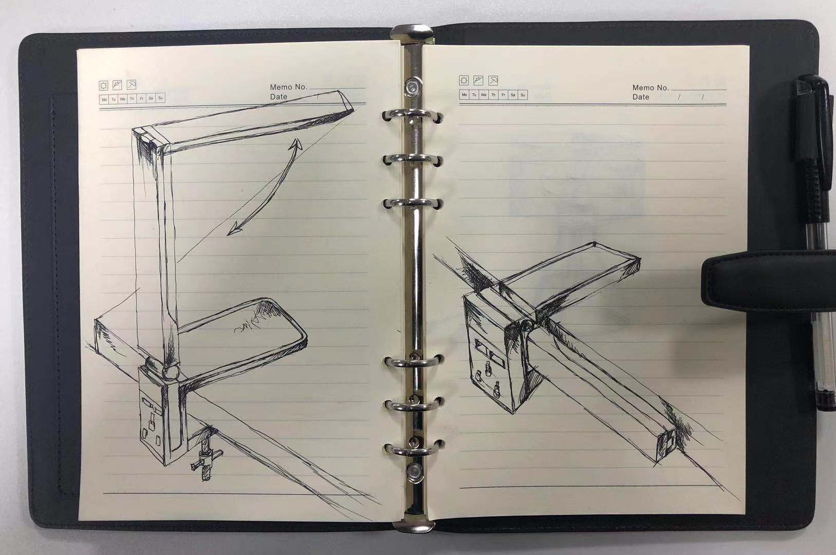 Multifunctional table lamp · bambe，