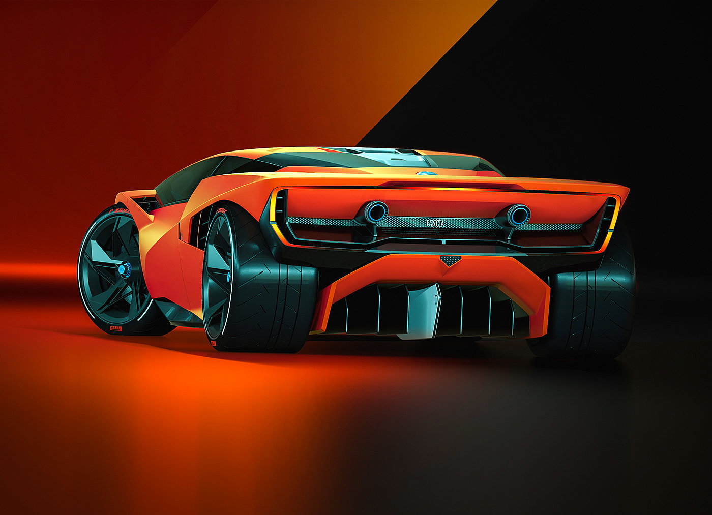 automobile，vehicle，Sports car，LANCIA，