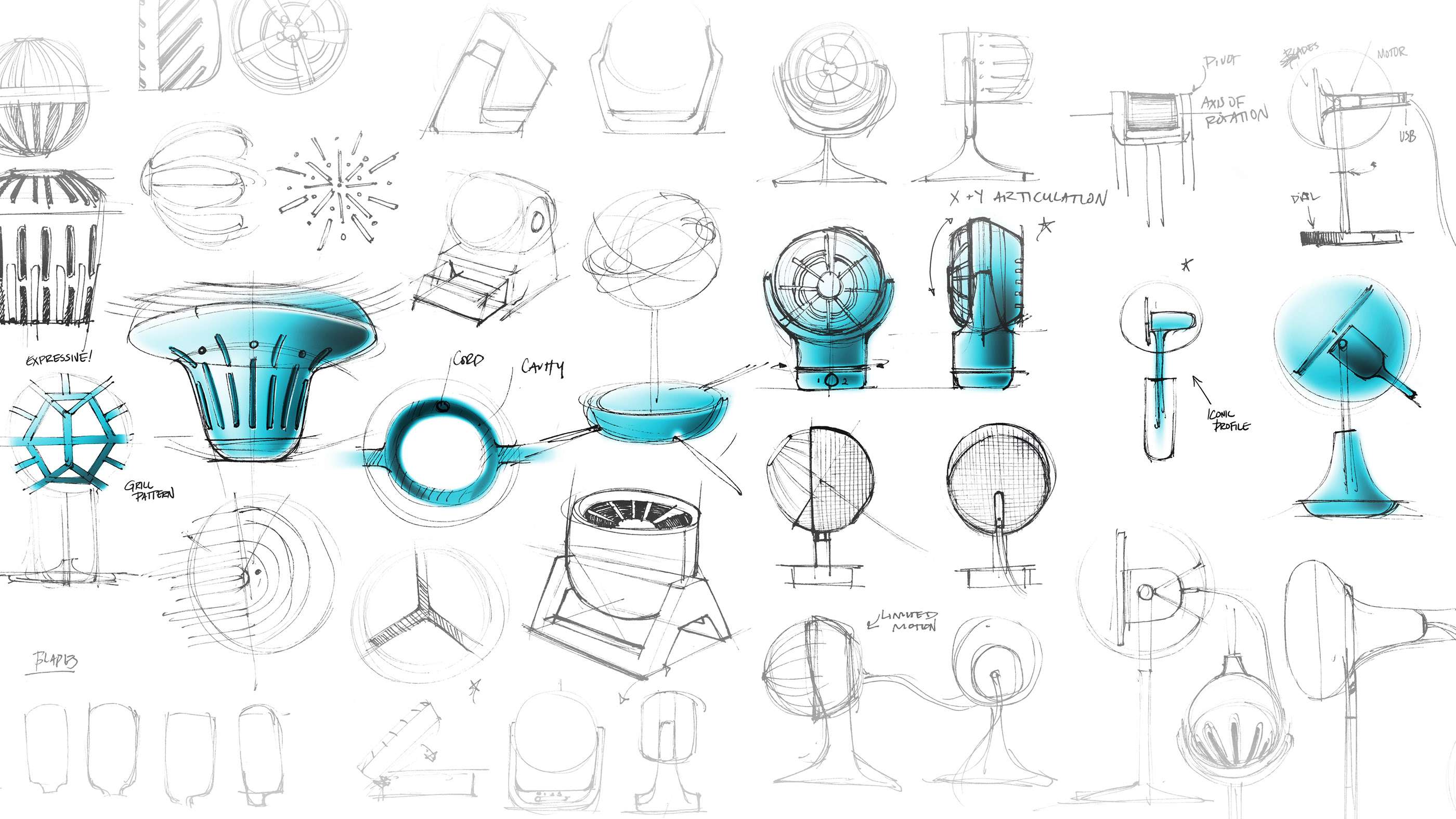 electric fan，small home appliances，originality，Flux Fan，