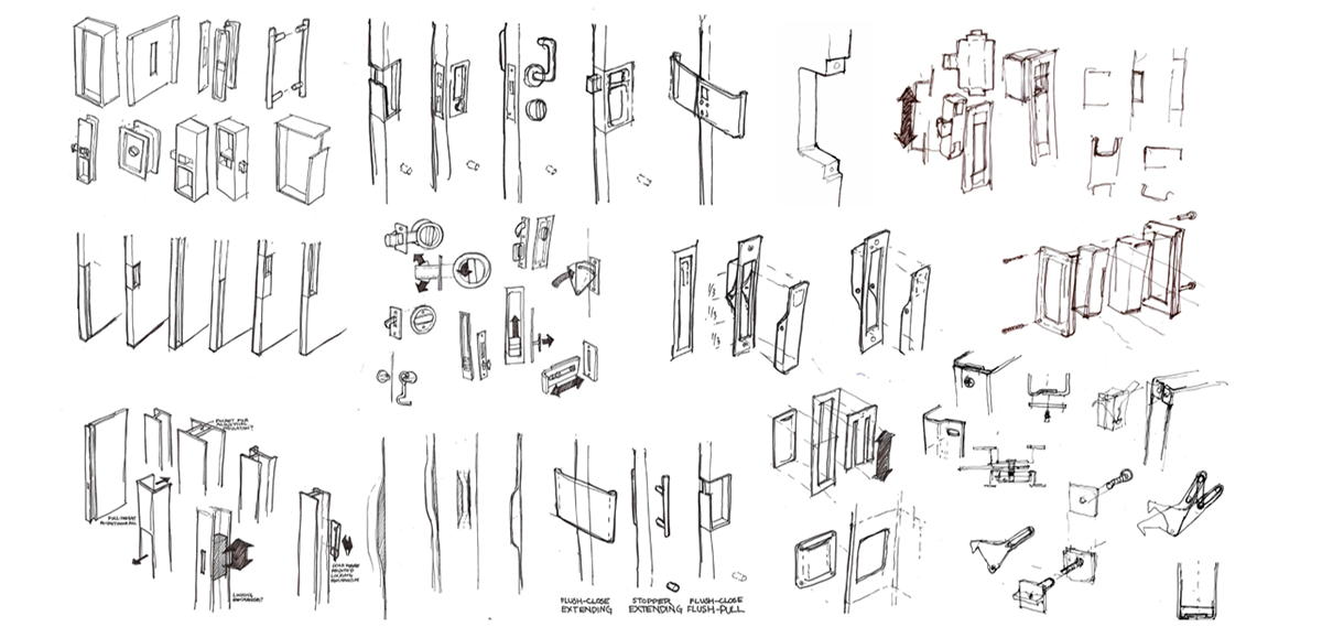 Door handle，Door accessories，spare parts，industrial design，