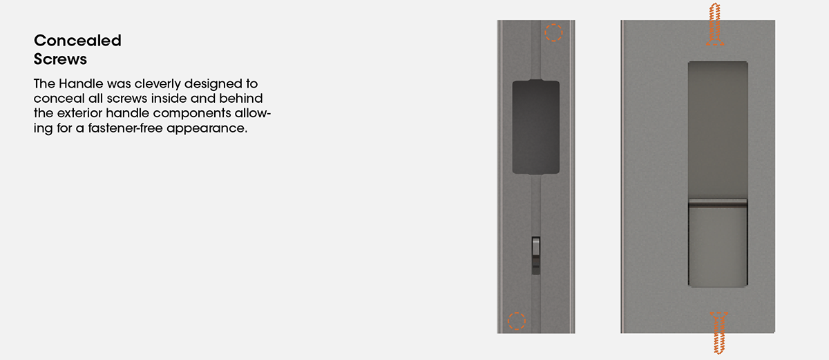 Door handle，Door accessories，spare parts，industrial design，