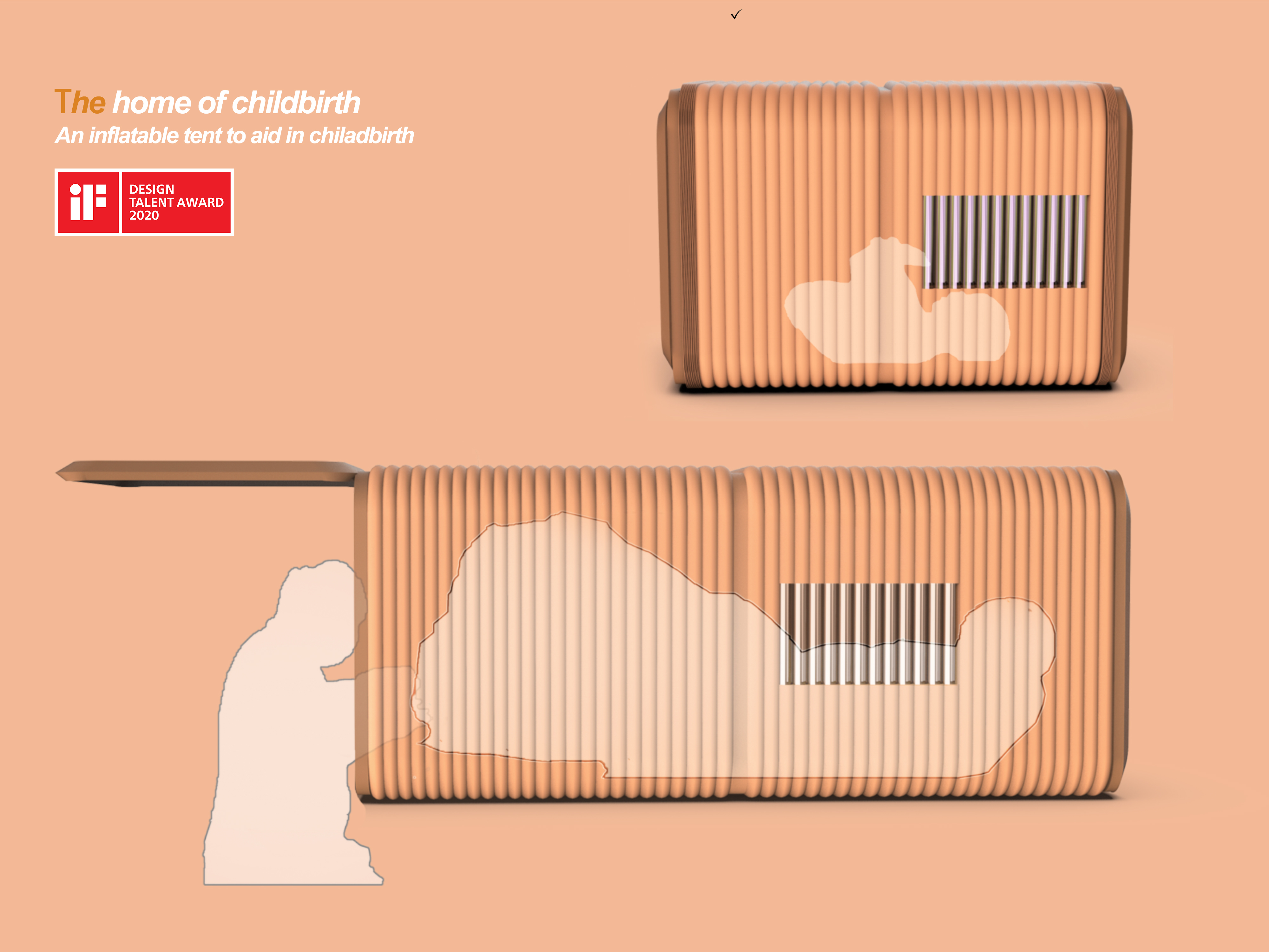 Inflatable tent，Rescue capsule，Creative design，