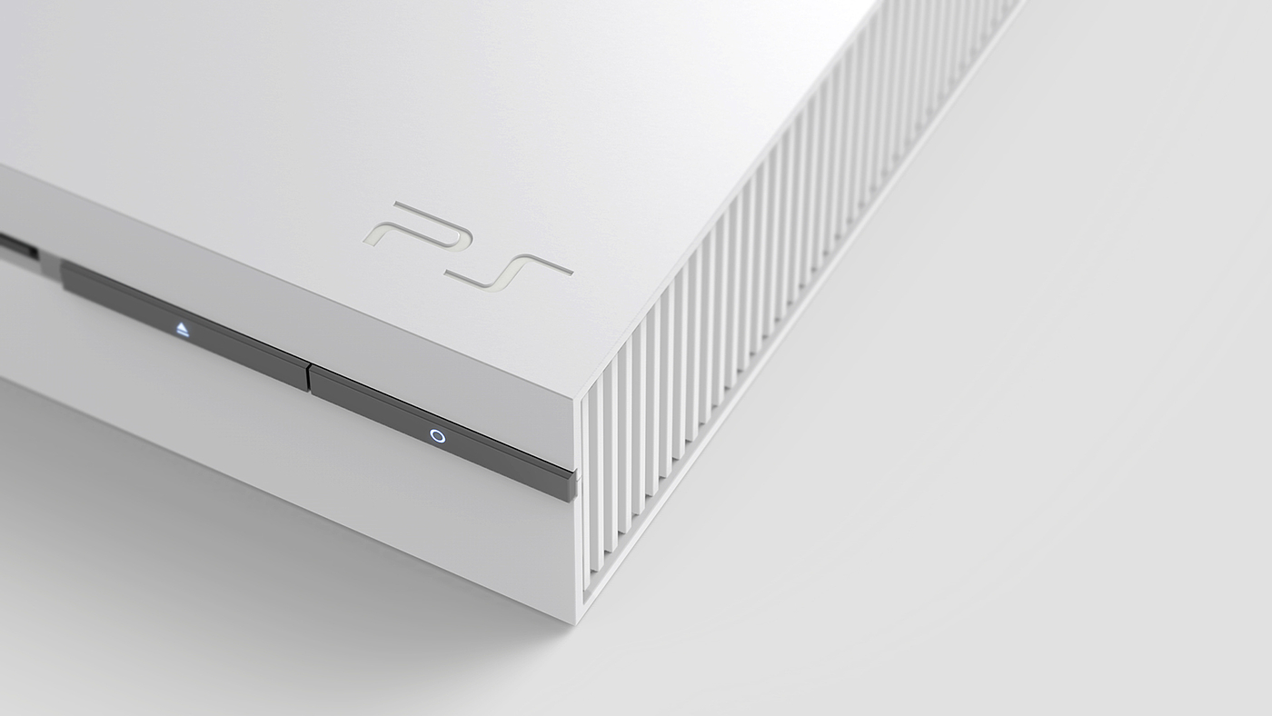 PlayStation，redesign，简约，