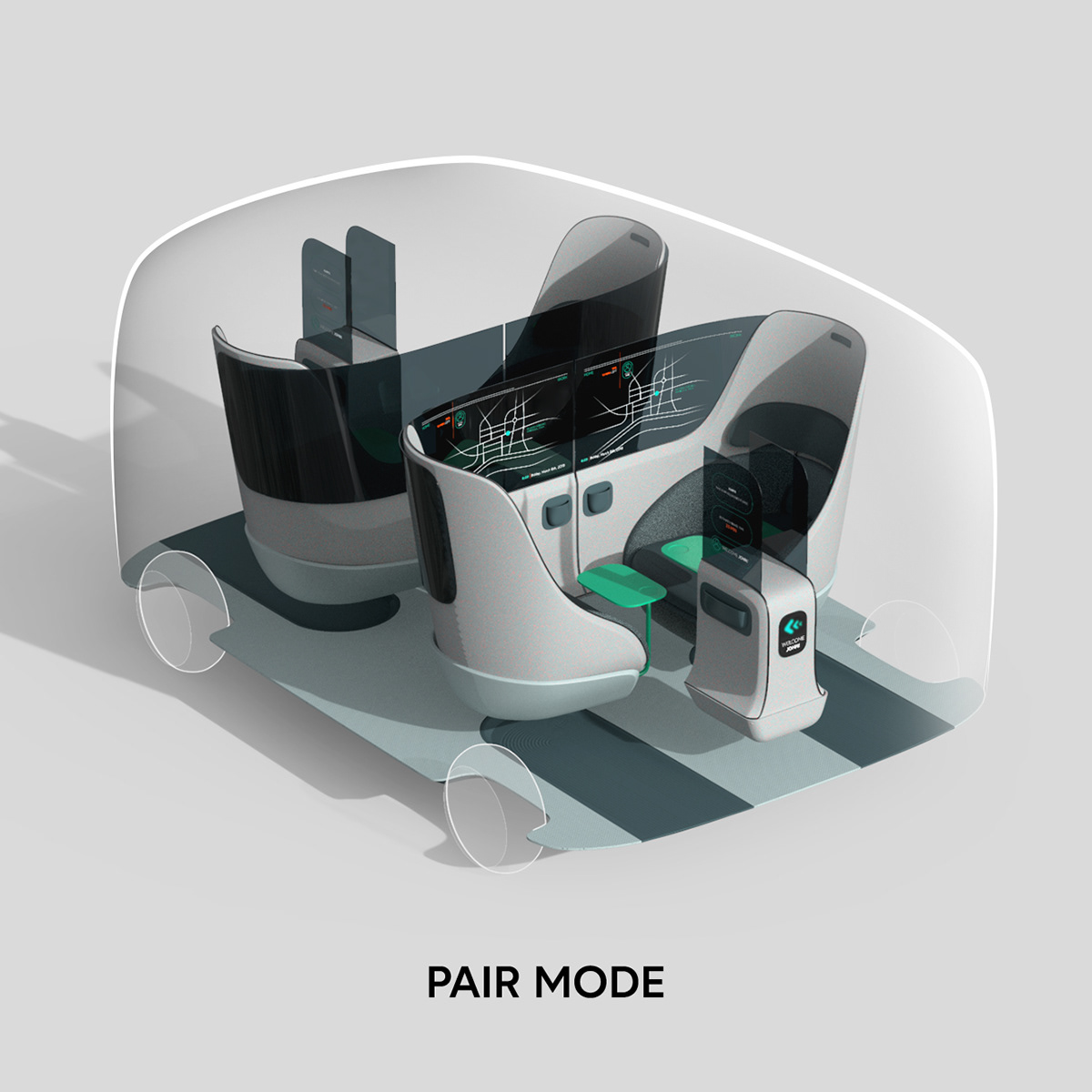 commute，intelligence，concept，automobile，Interior，