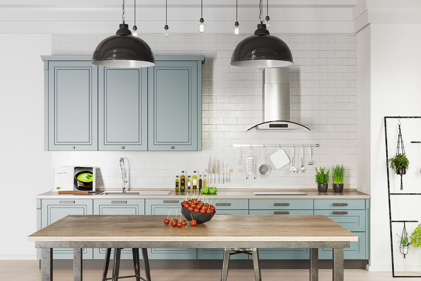 kitchen，restaurant，Interior design，