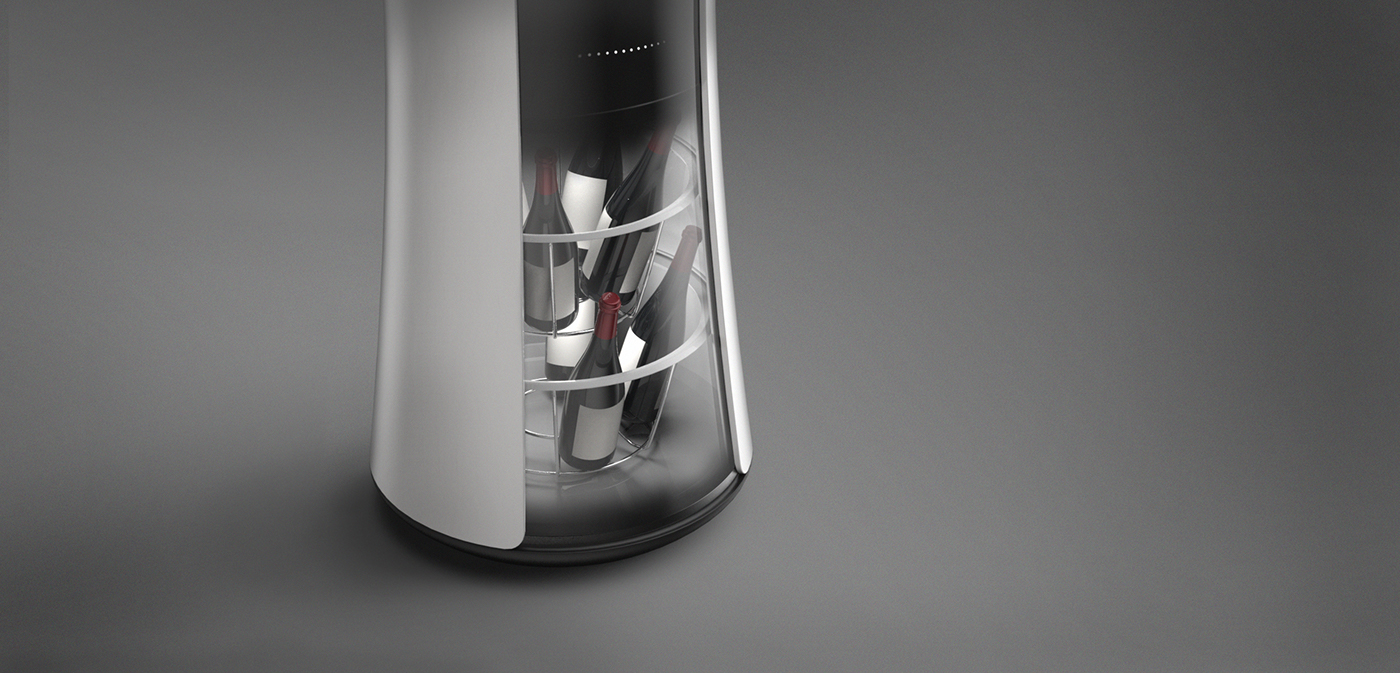 red wine，cold storage，Metal，