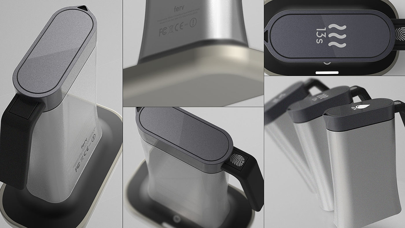 Metal，kettle，modelling，Chamfer，