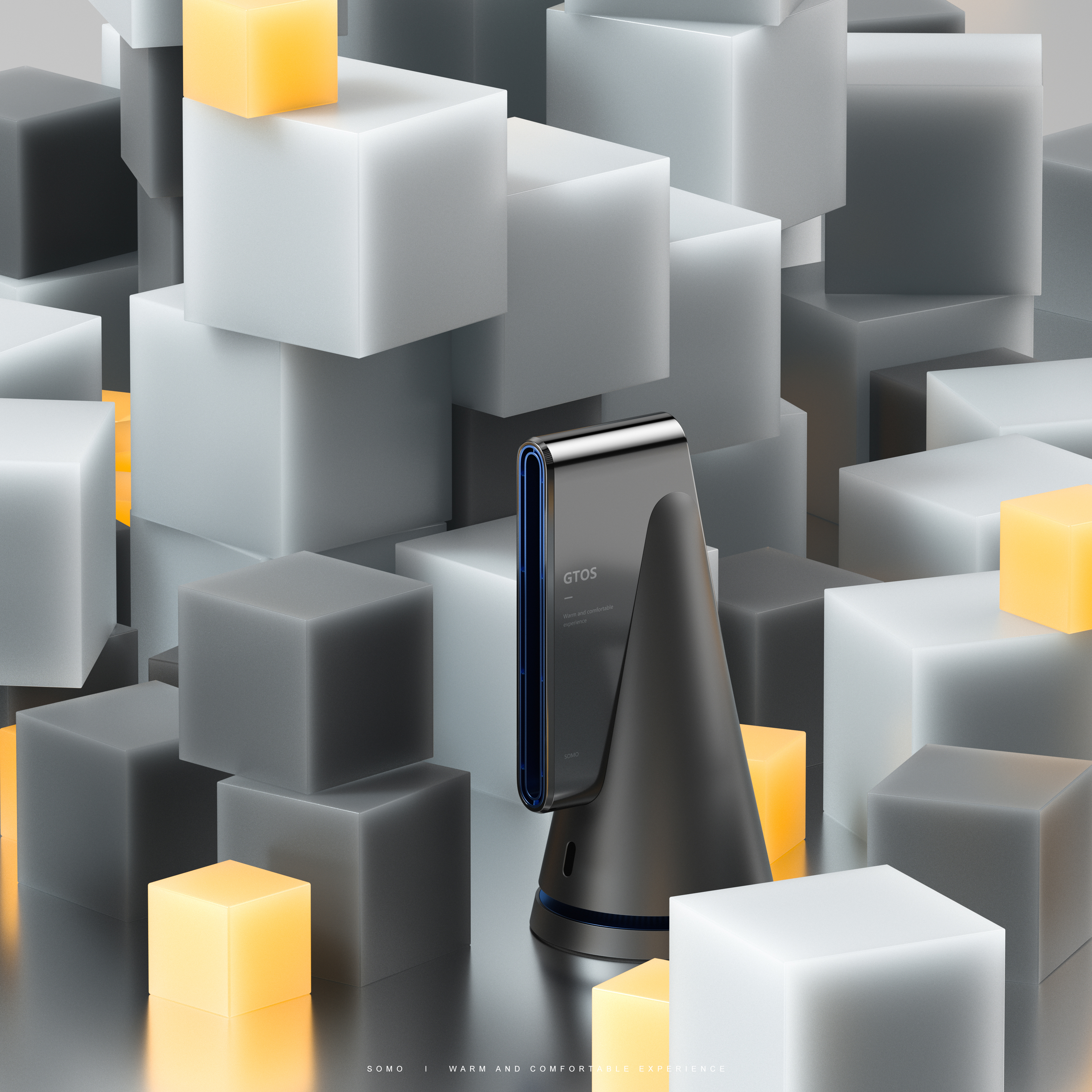 Leafless fan，geometry，Simplicity，Fan，wind，