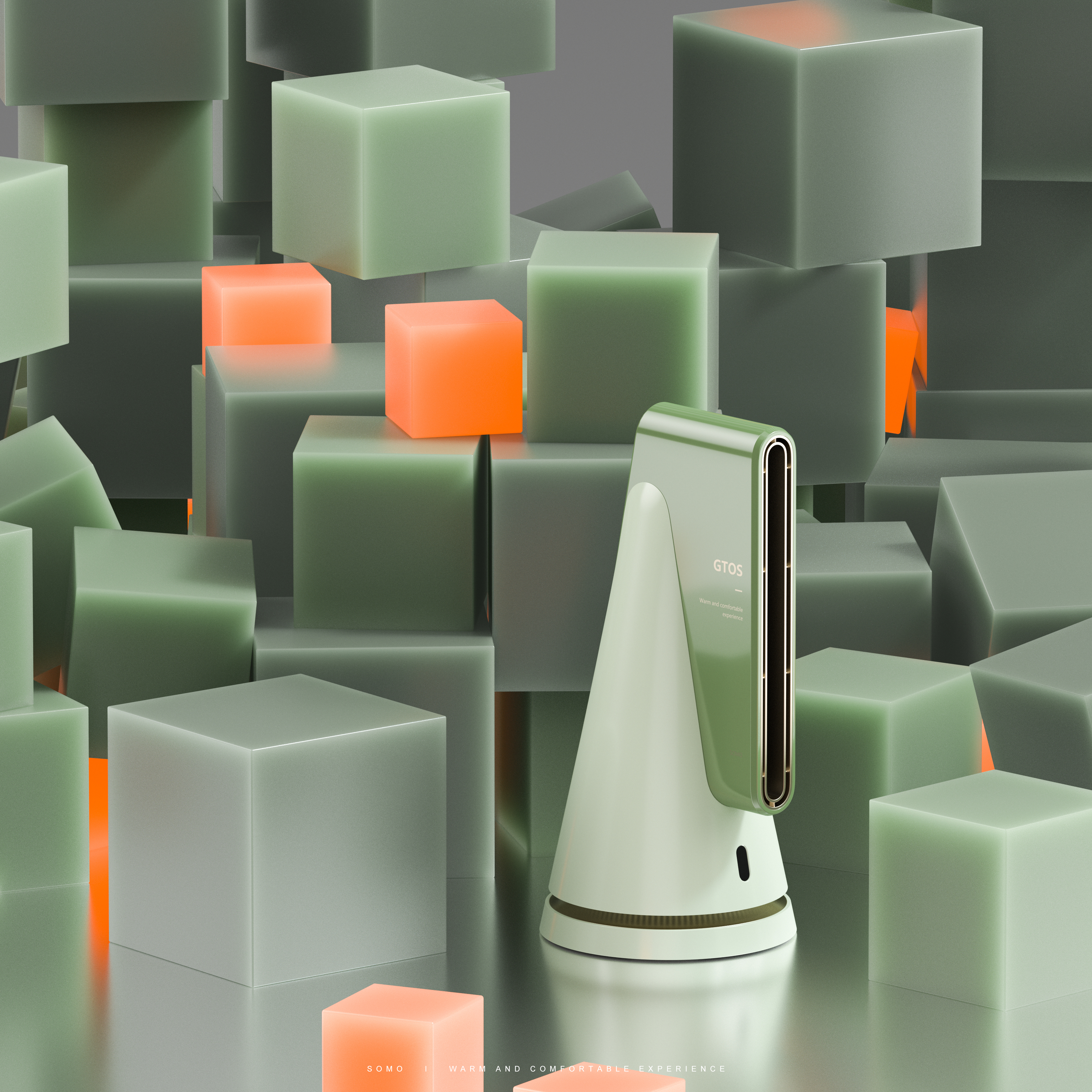 Leafless fan，geometry，Simplicity，Fan，wind，