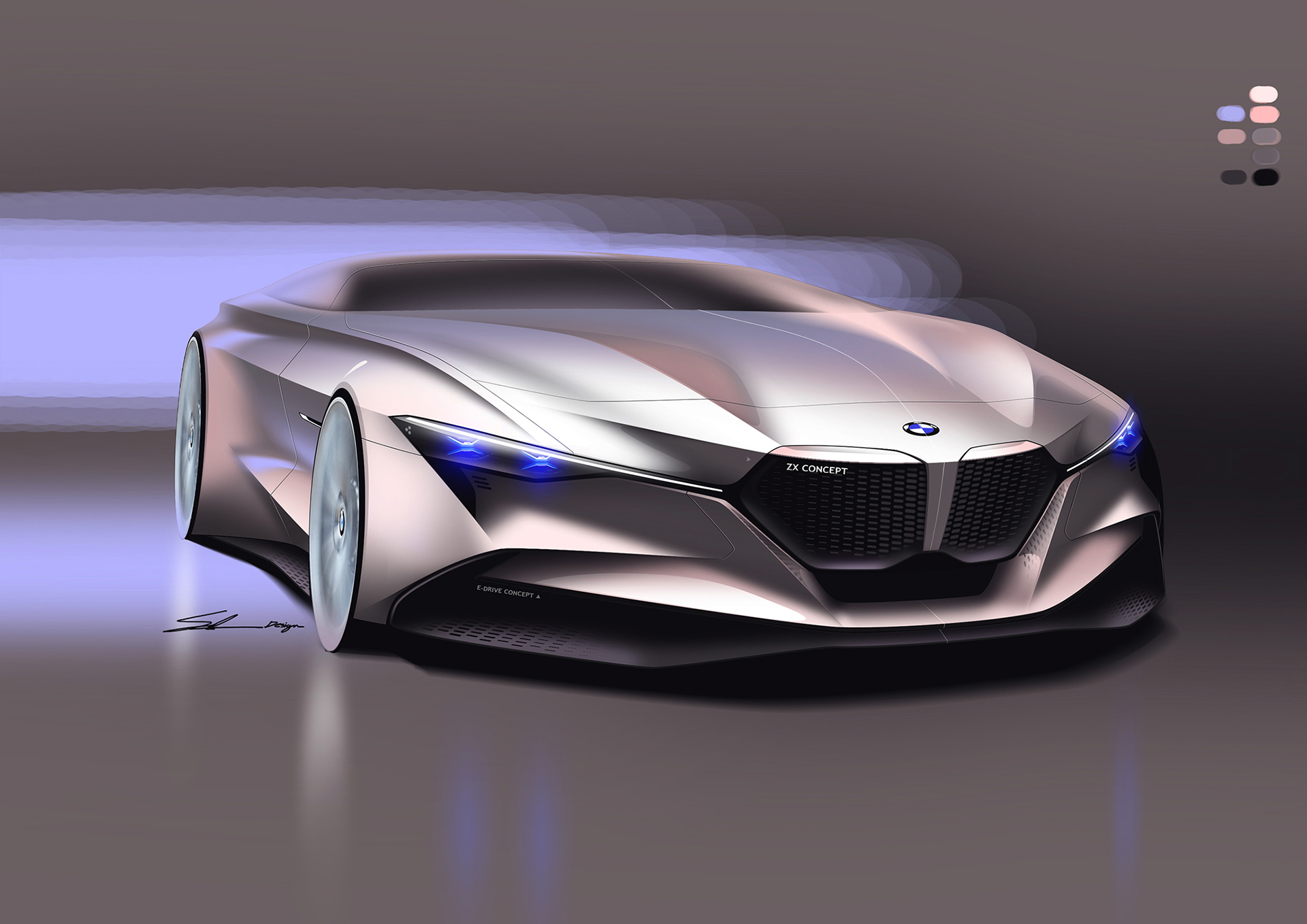 BMW Concept Car，