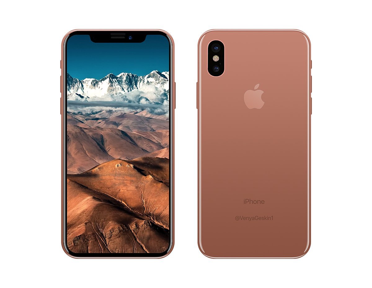 iphone8，腮红金，手机，智能，外观设计，