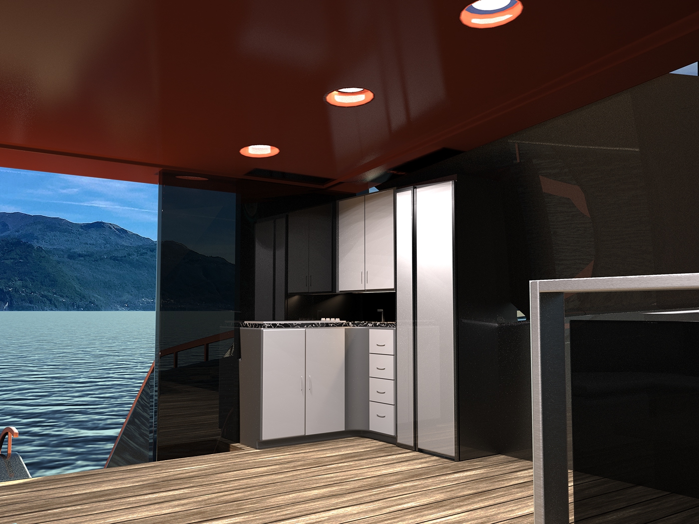 luxury，yacht，Metal，manuscript，