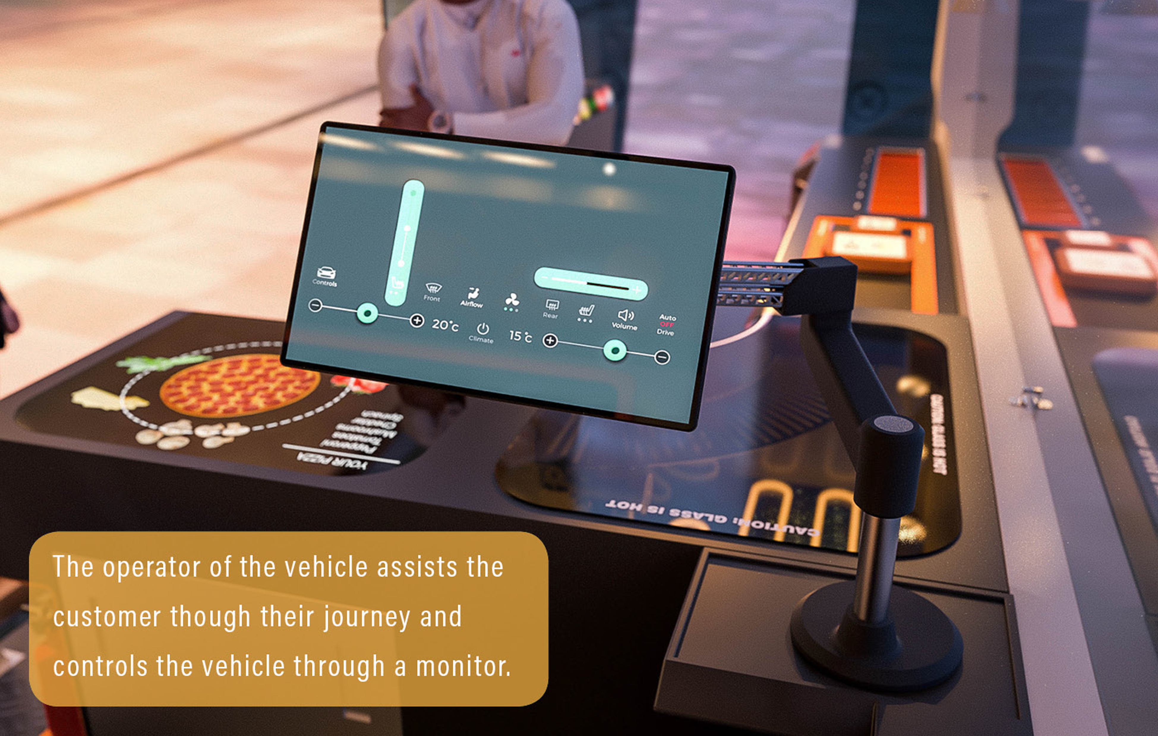 Mobile dining car，automation，innovation，