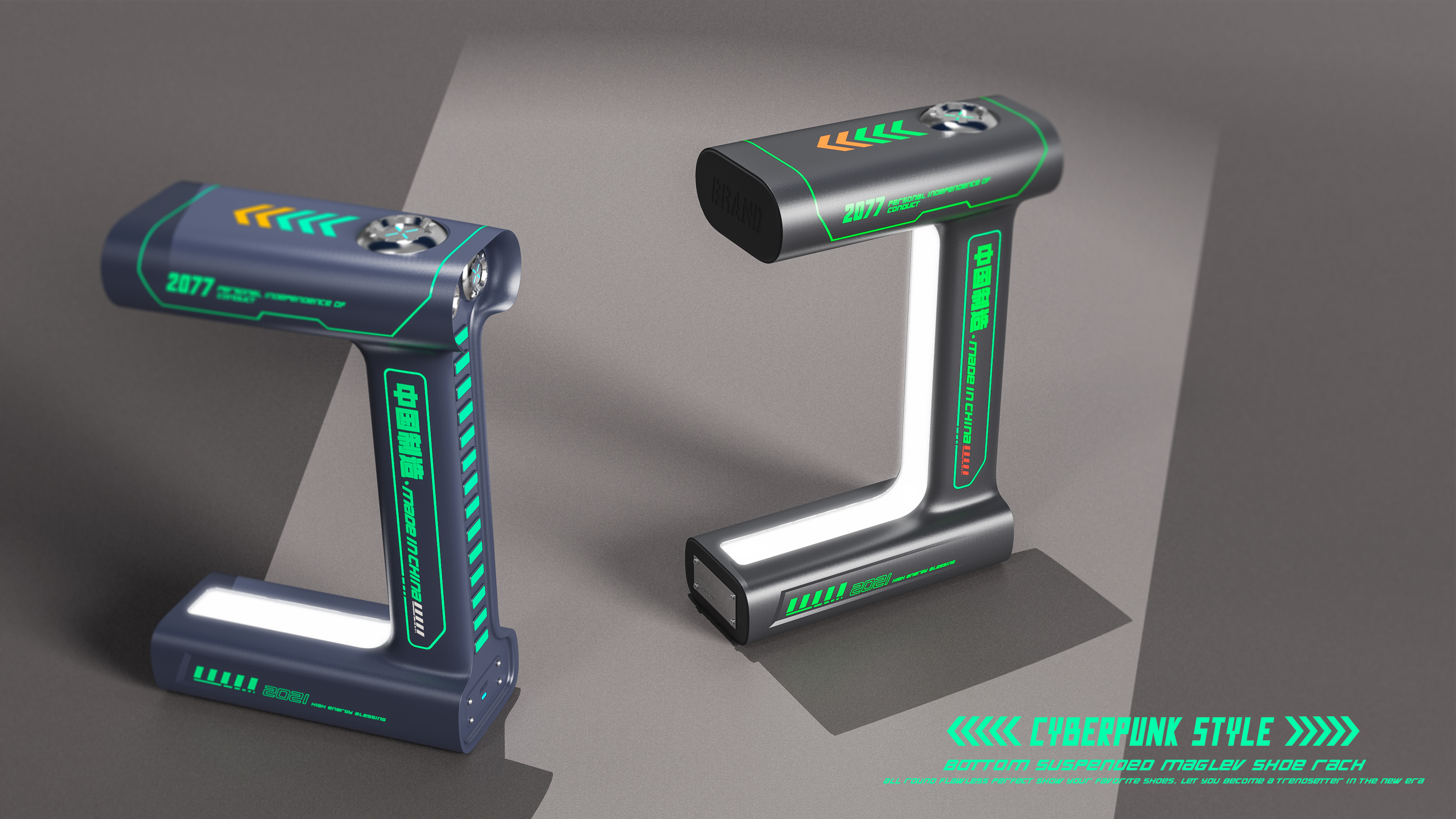 Cyberpunk, future, fashion, technology, dazzle，