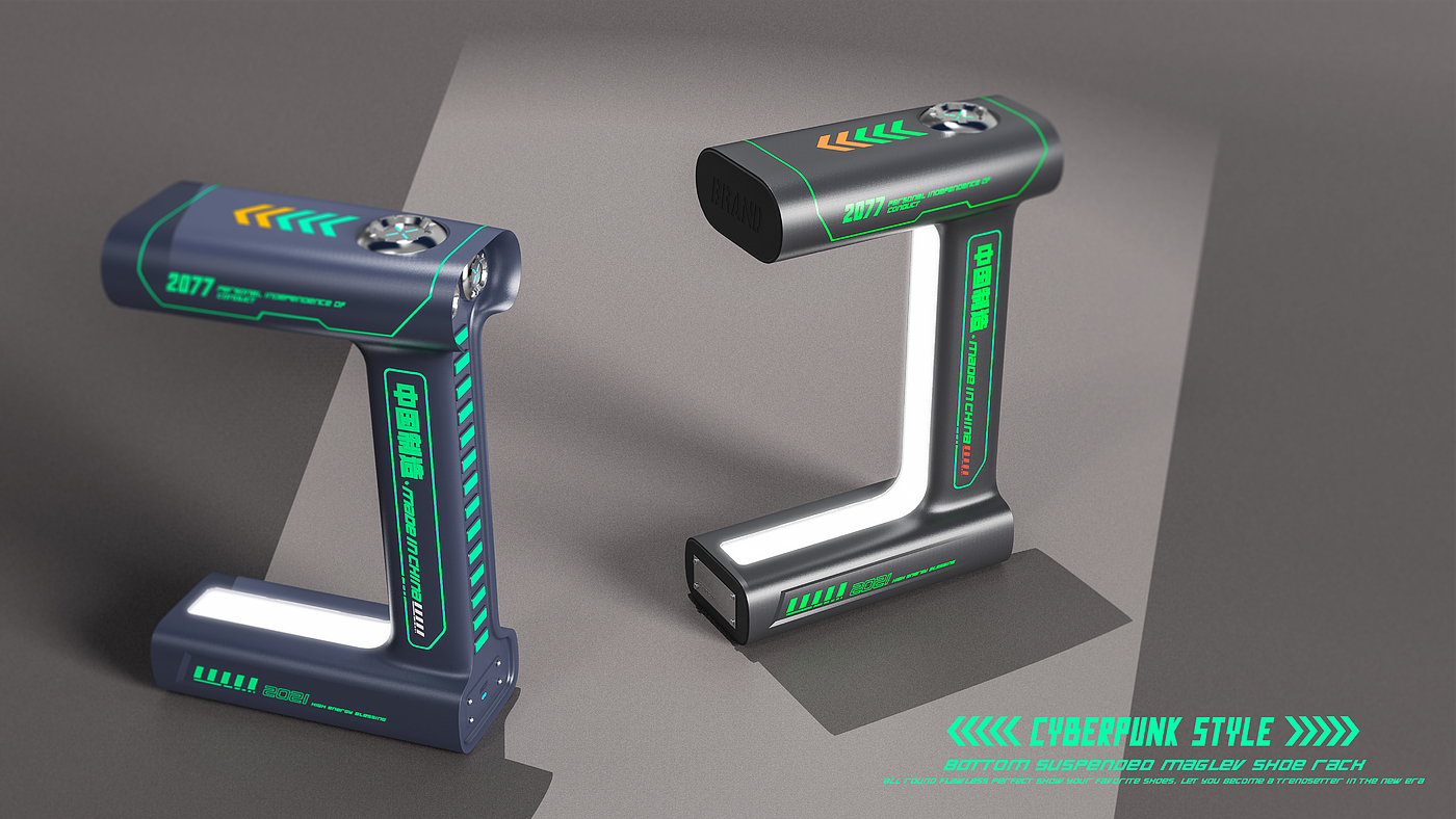 Cyberpunk, future, fashion, technology, dazzle，