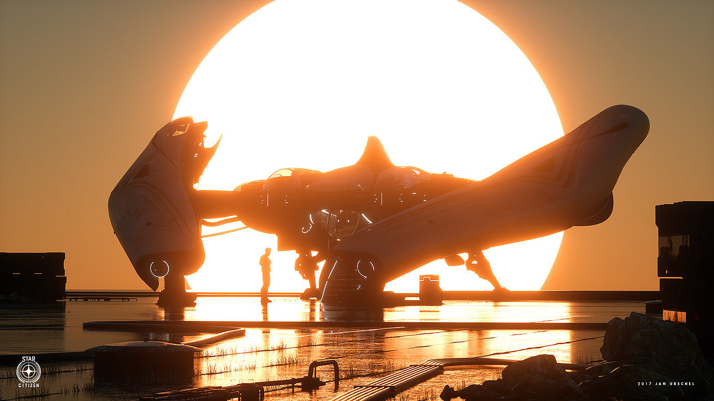 science fiction，Aerocraft，universe，concept，