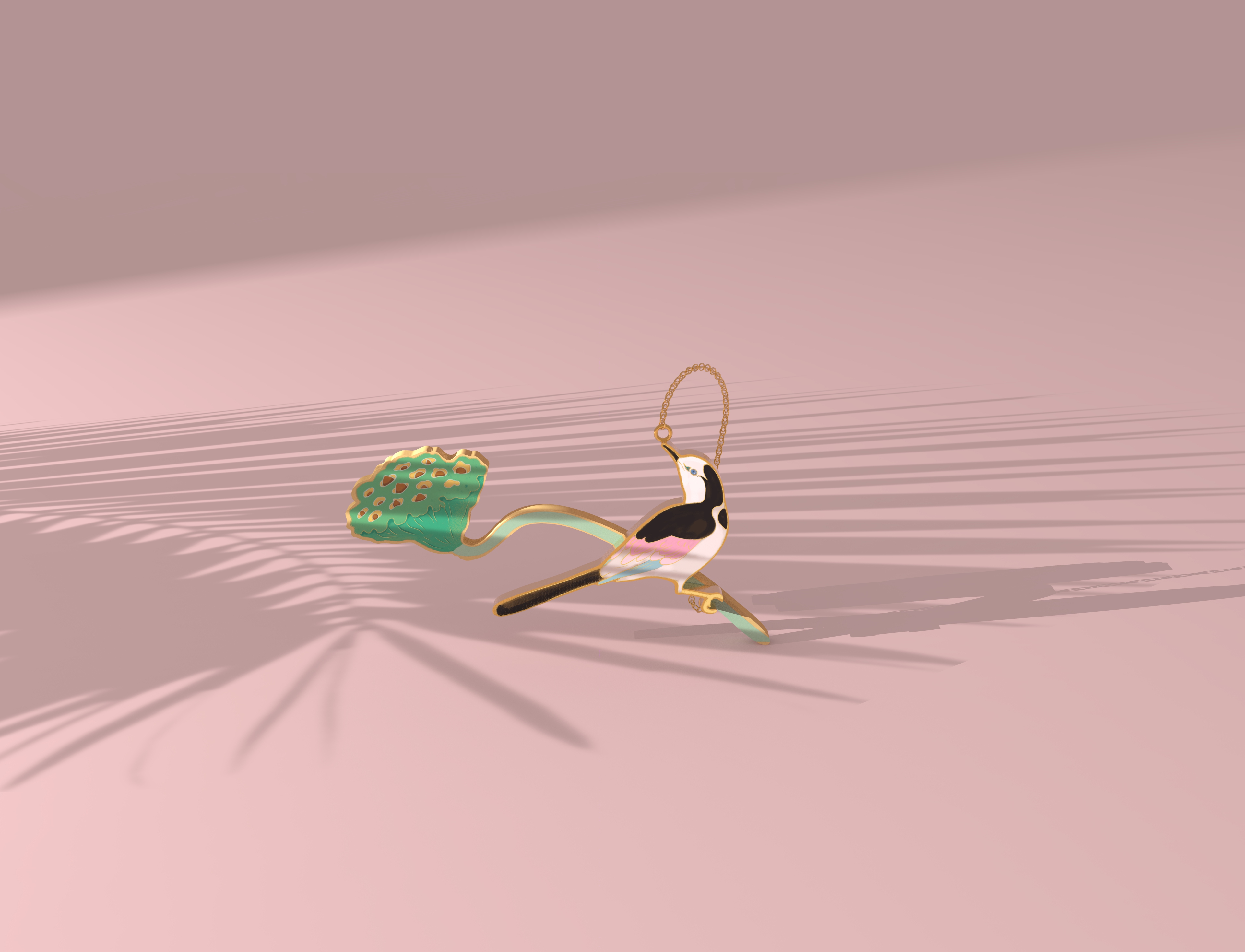 Cultural and creative Bookmark Design，