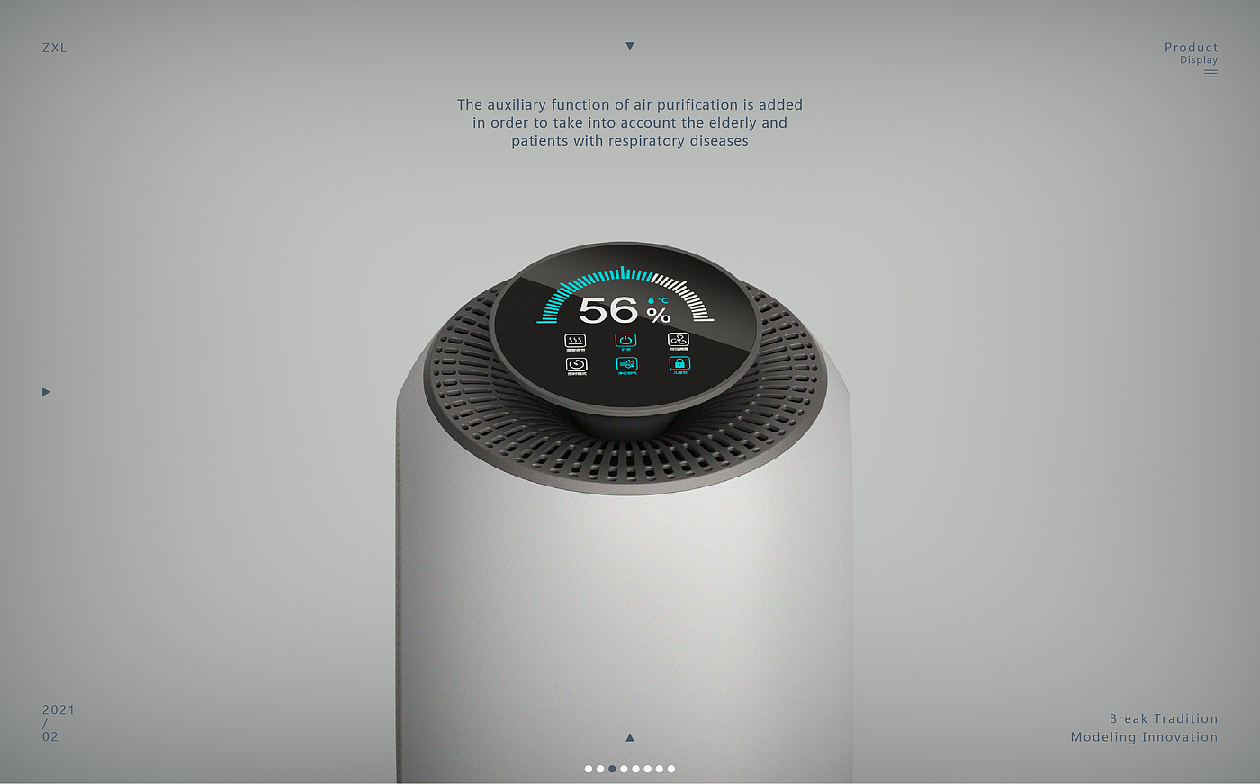 dehumidifier，Smart home，Air purification，Innovative modeling，Convenient storage，