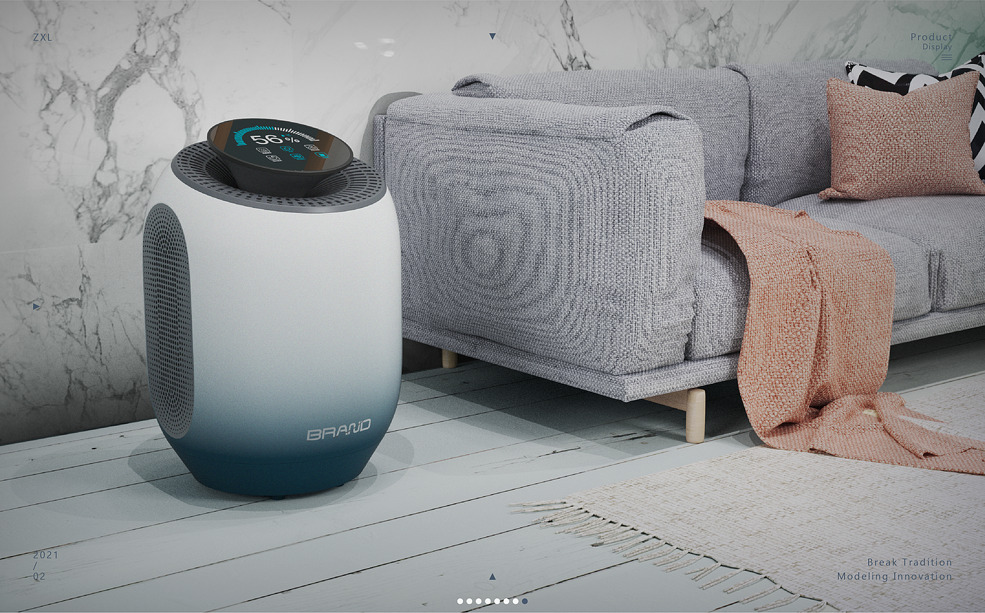 dehumidifier，Smart home，Air purification，Innovative modeling，Convenient storage，