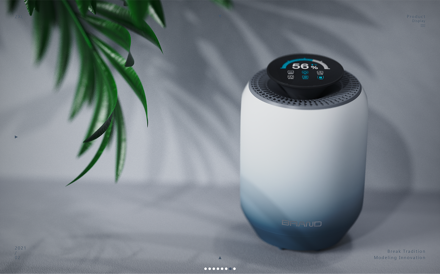 dehumidifier，Smart home，Air purification，Innovative modeling，Convenient storage，