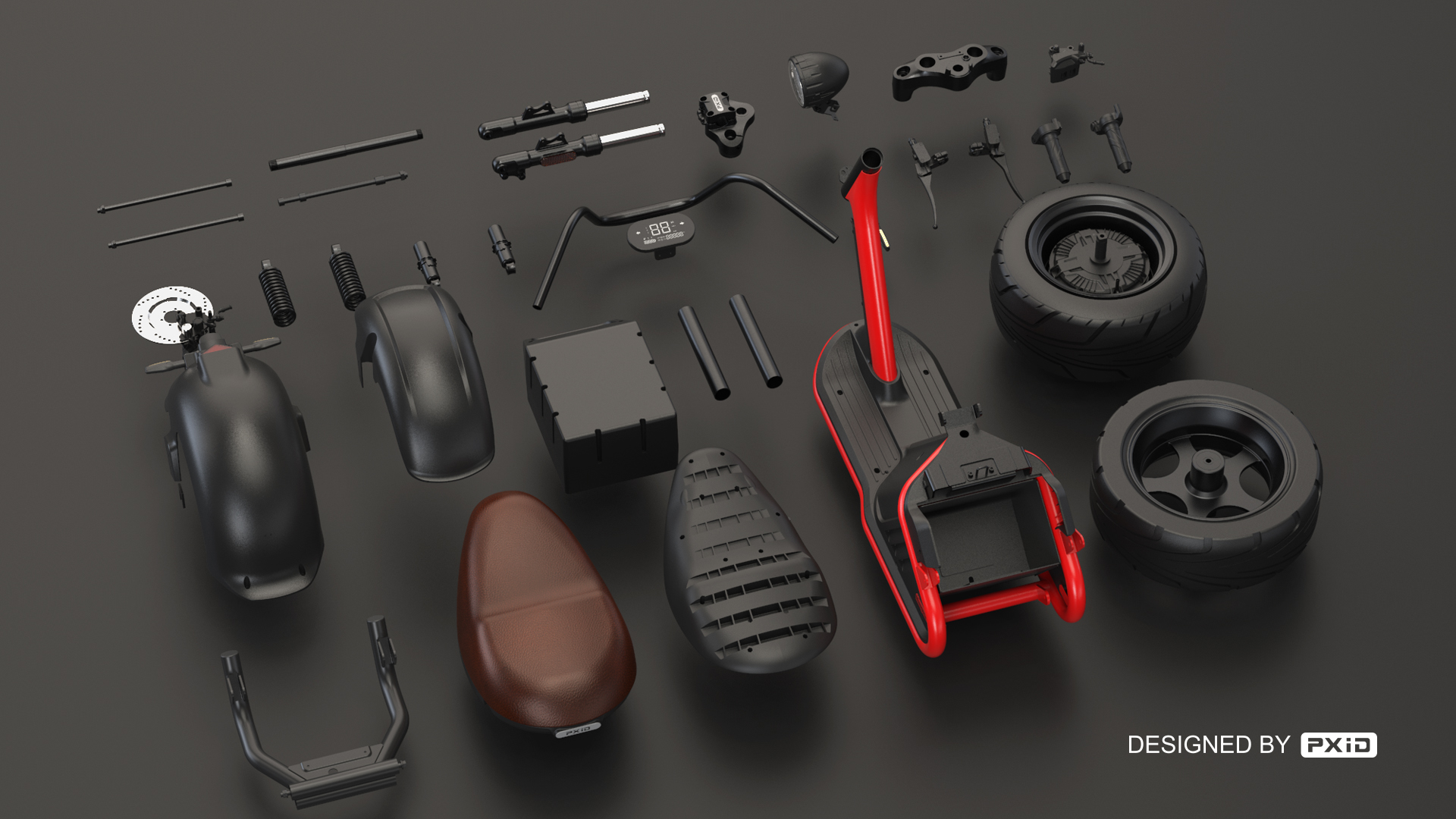 Electric bicycle design，Design of electric scooter，Harley design，industrial design，Scooter design，Harley electric vehicle design，