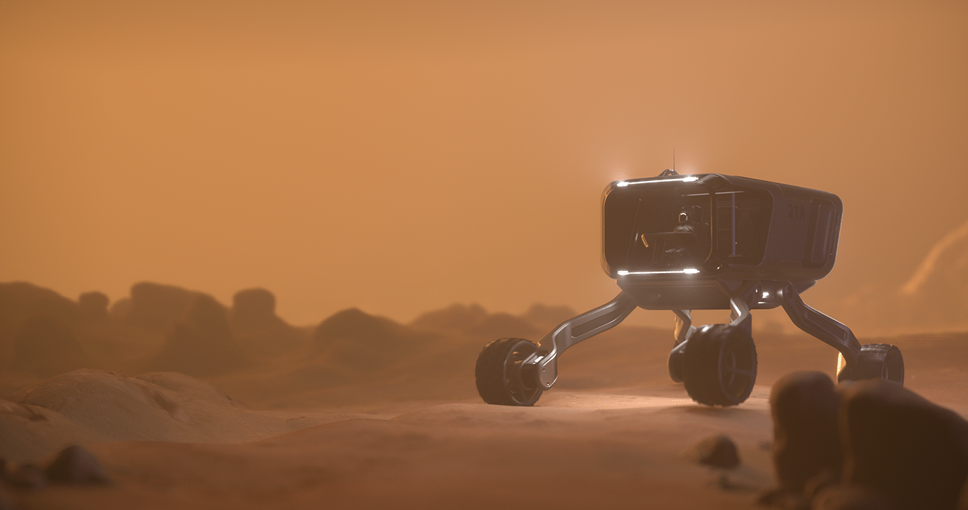 MA.RO21，Mars probe，Electronic technology products，industrial design，