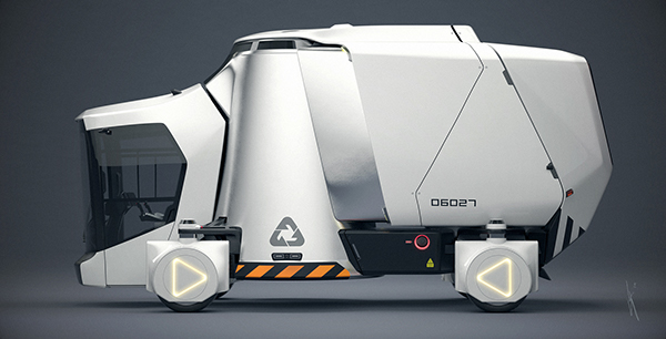 Garbage truck，science and technology，manuscript，