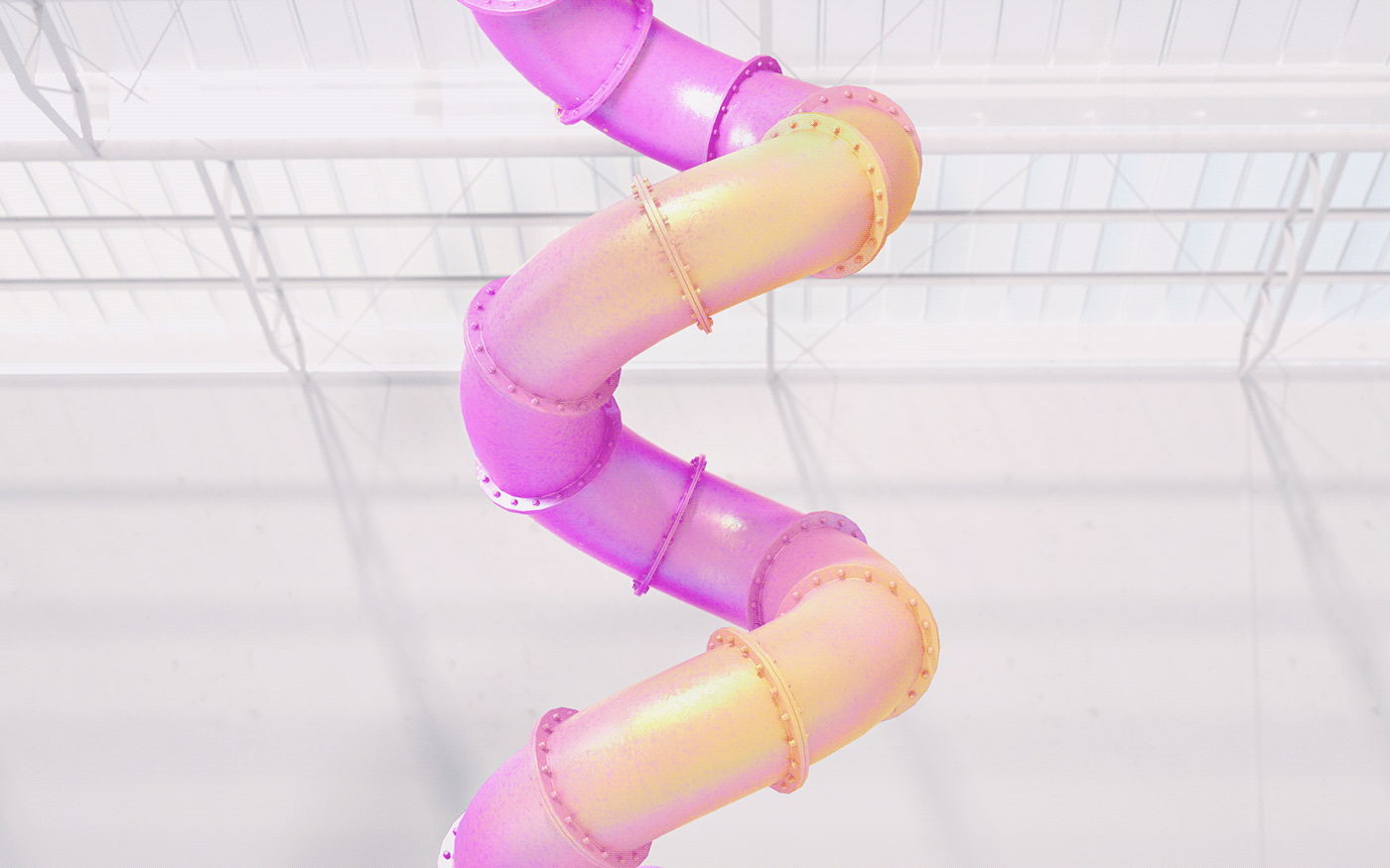 Yuppie dystopia，3d illustration，3D art，Art appreciation，