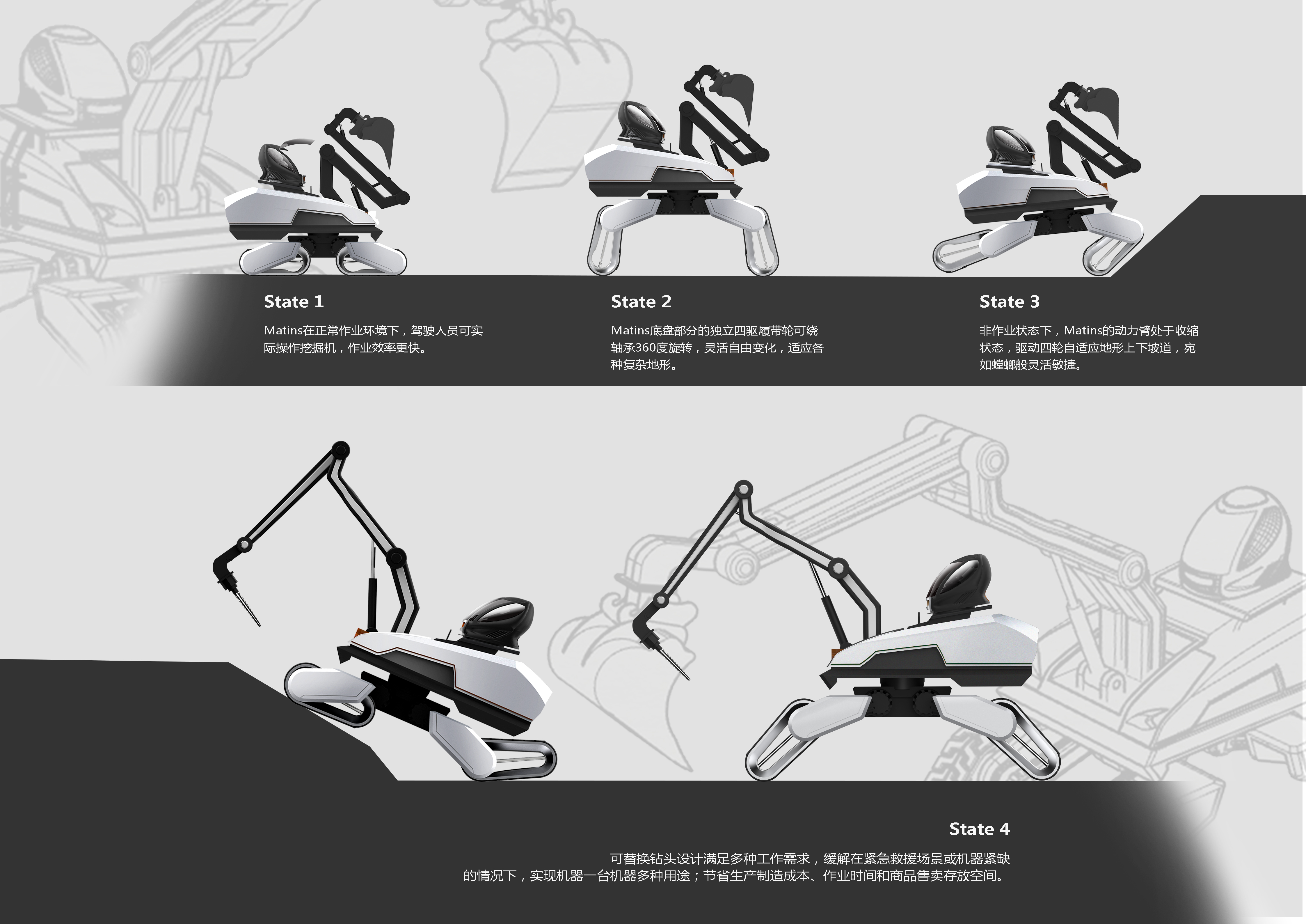 excavating machinery，