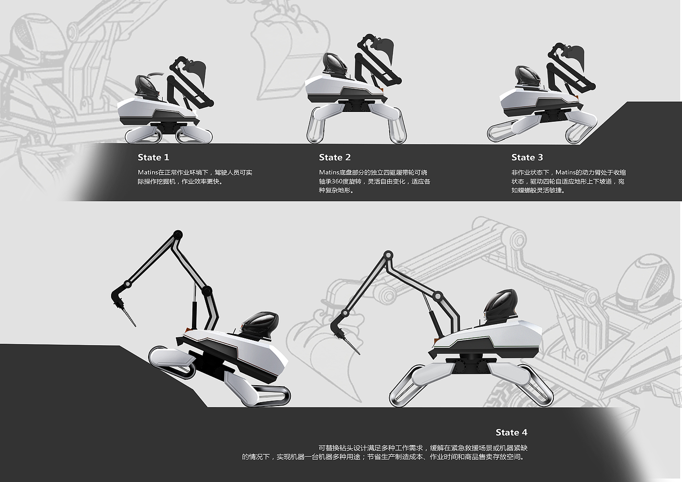 excavating machinery，