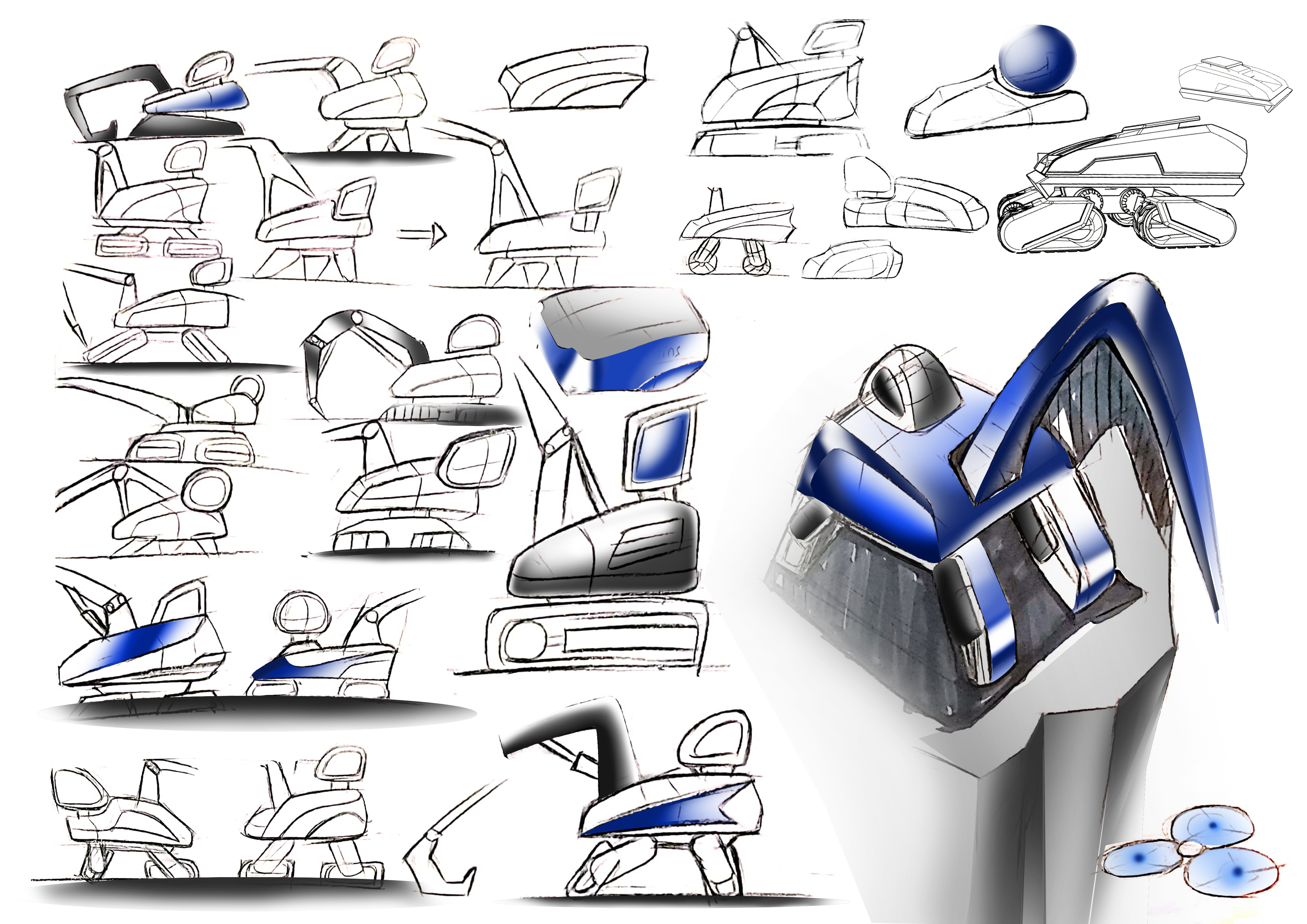 excavating machinery，