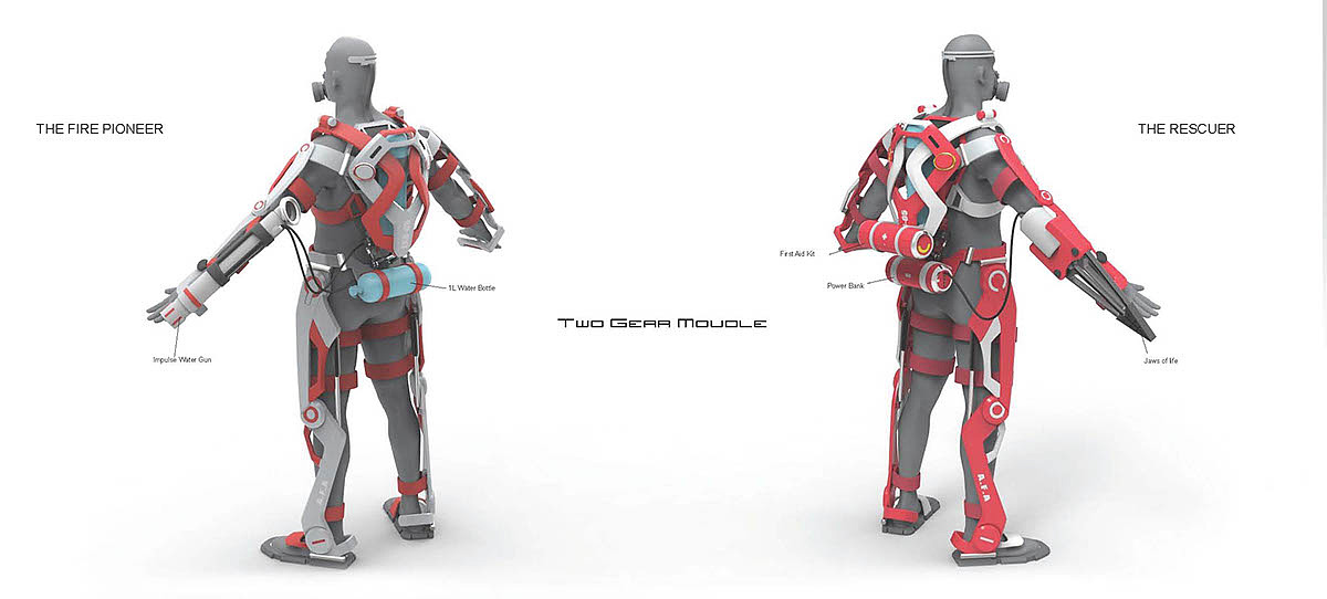 fireman，science and technology，equipment，