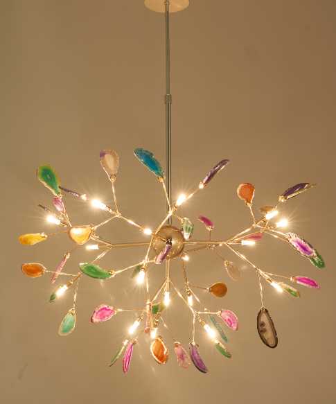 agate，Postmodern Chandelier，a chandelier，Simple Chandelier，Firefly Chandelier，Chandelier，
