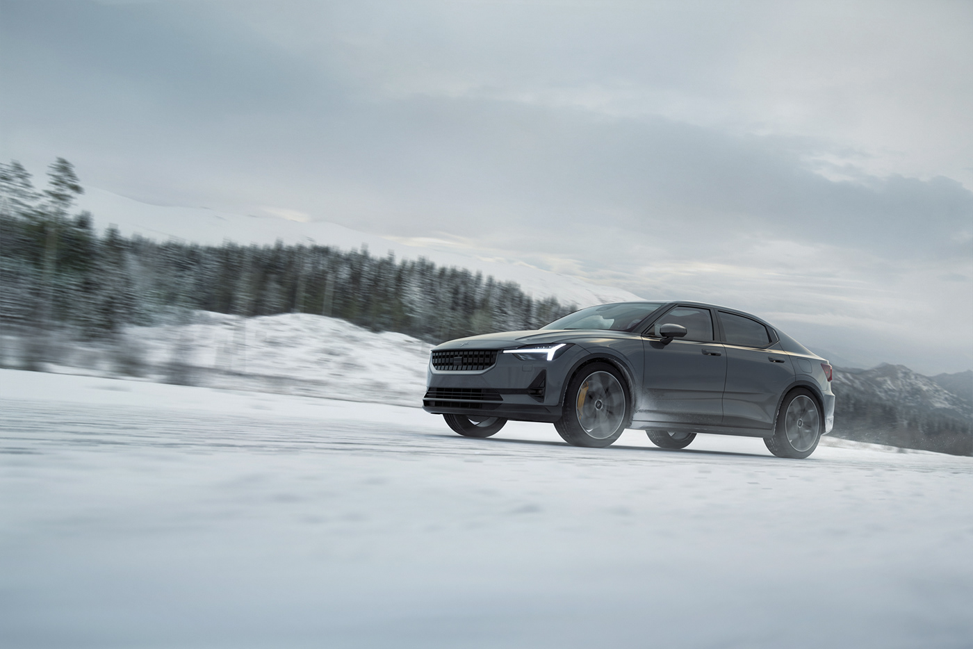 automobile，vehicle，Polestar 2，Polaris，