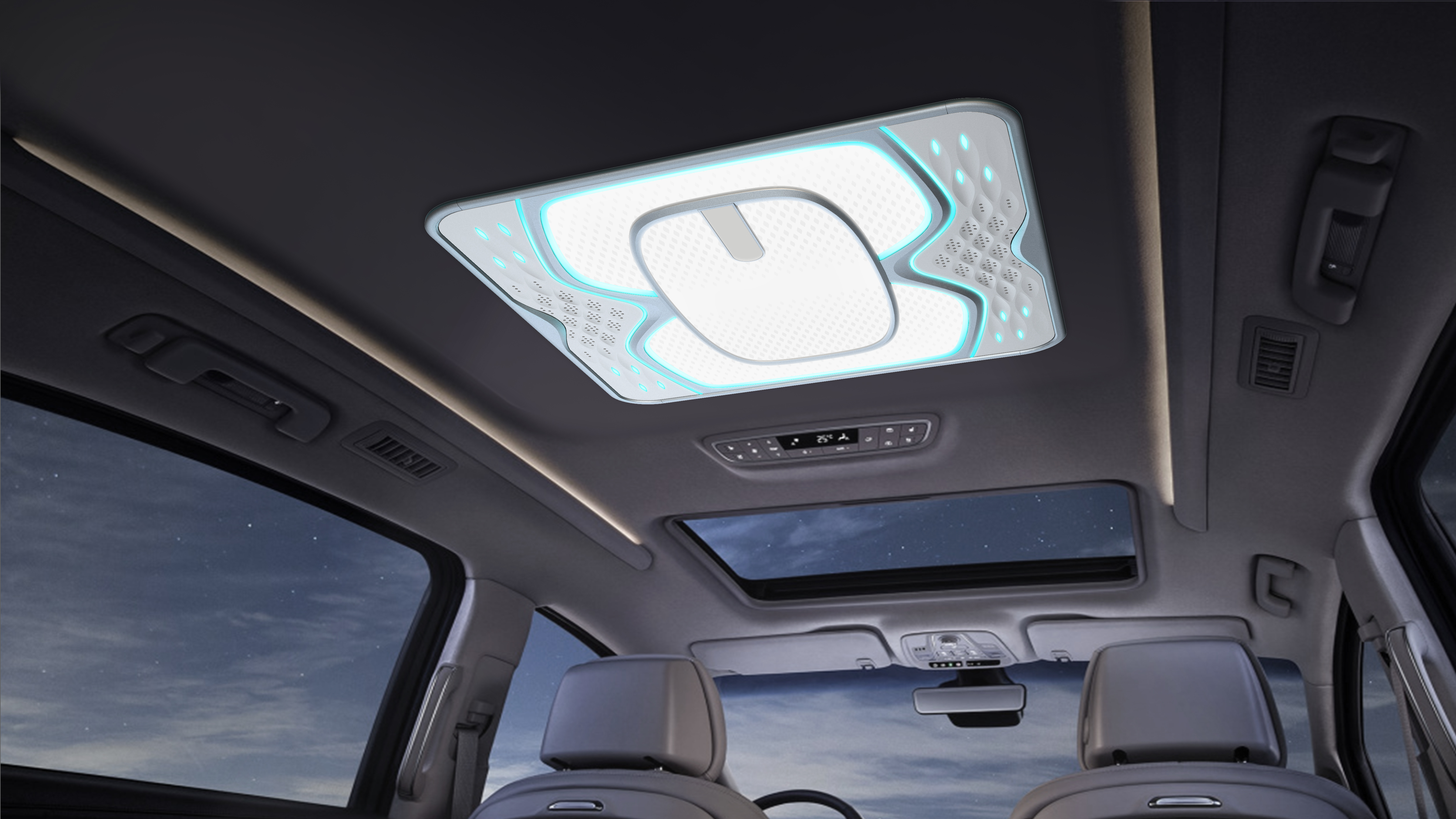 Automobile interior lamp design，