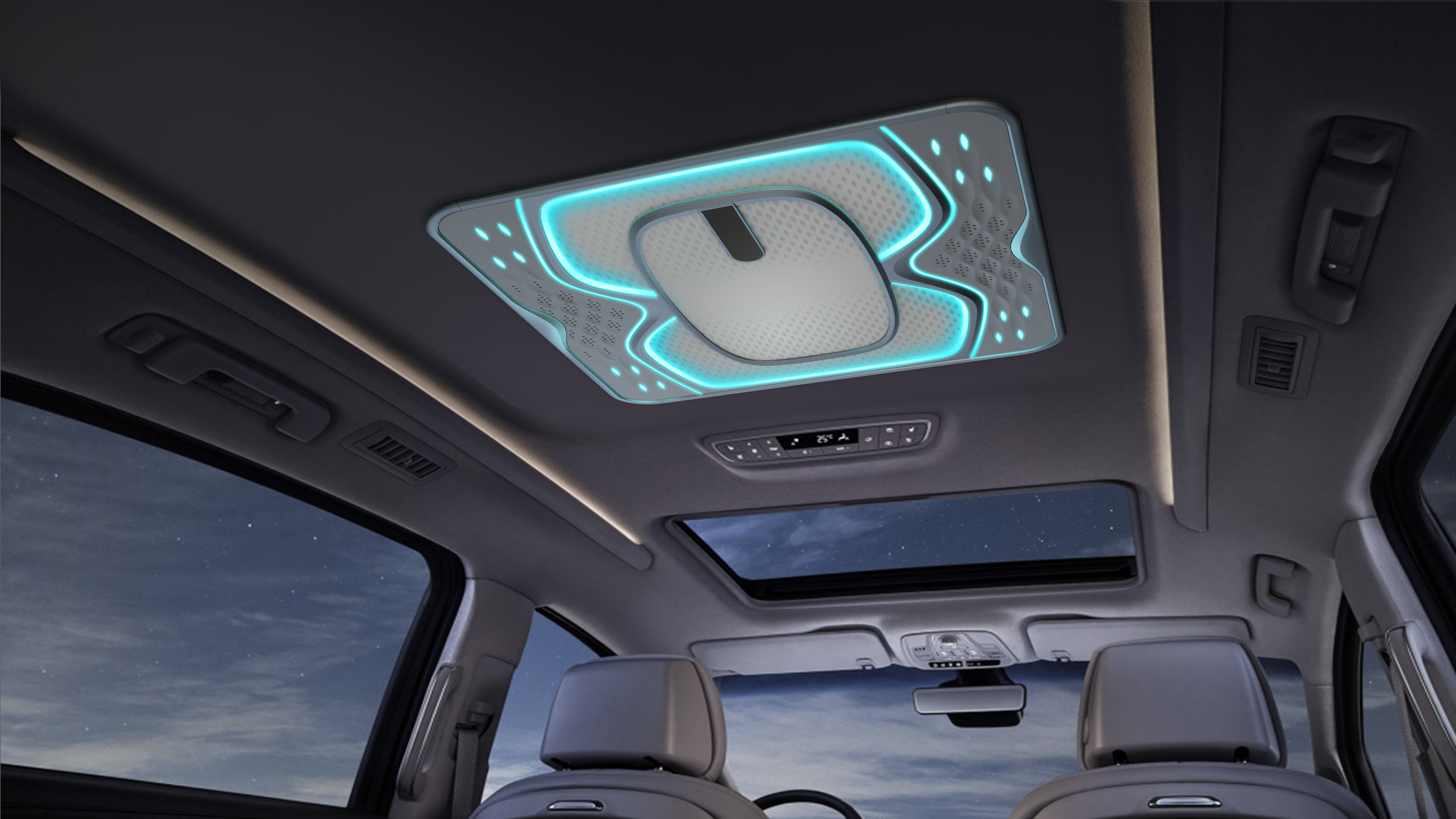 Automobile interior lamp design，