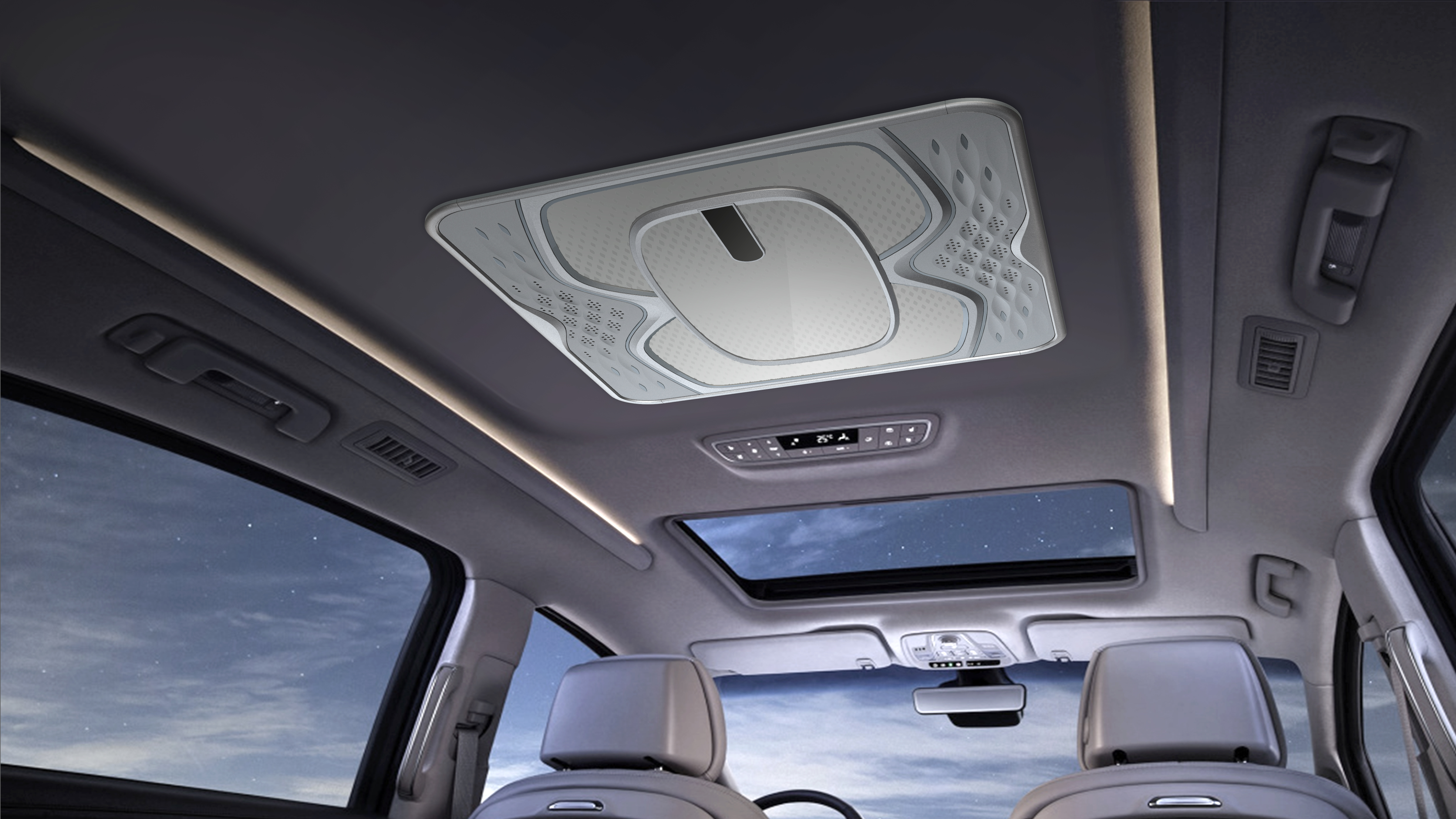 Automobile interior lamp design，