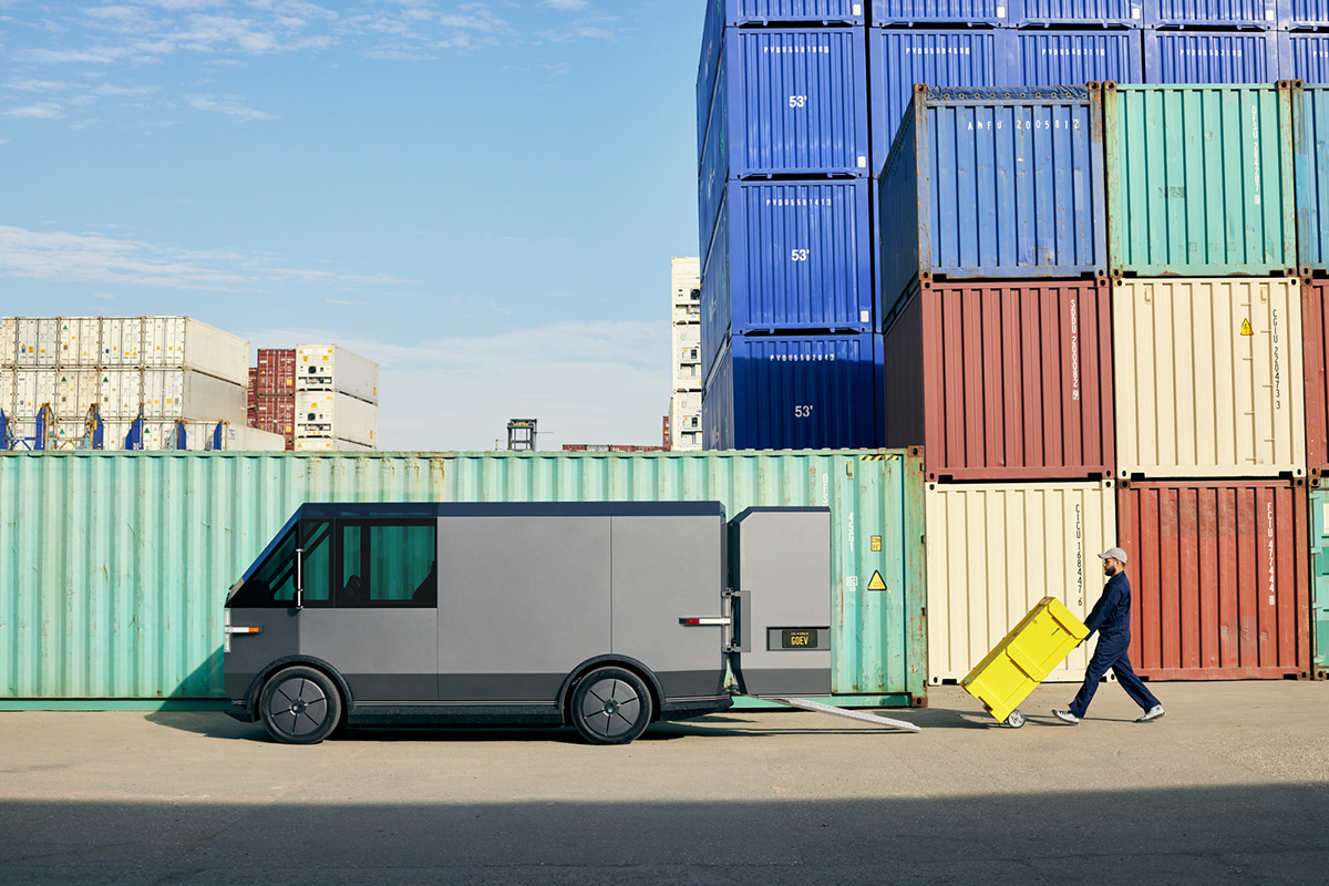 Delivery truck，Canoo DV，multi-function，