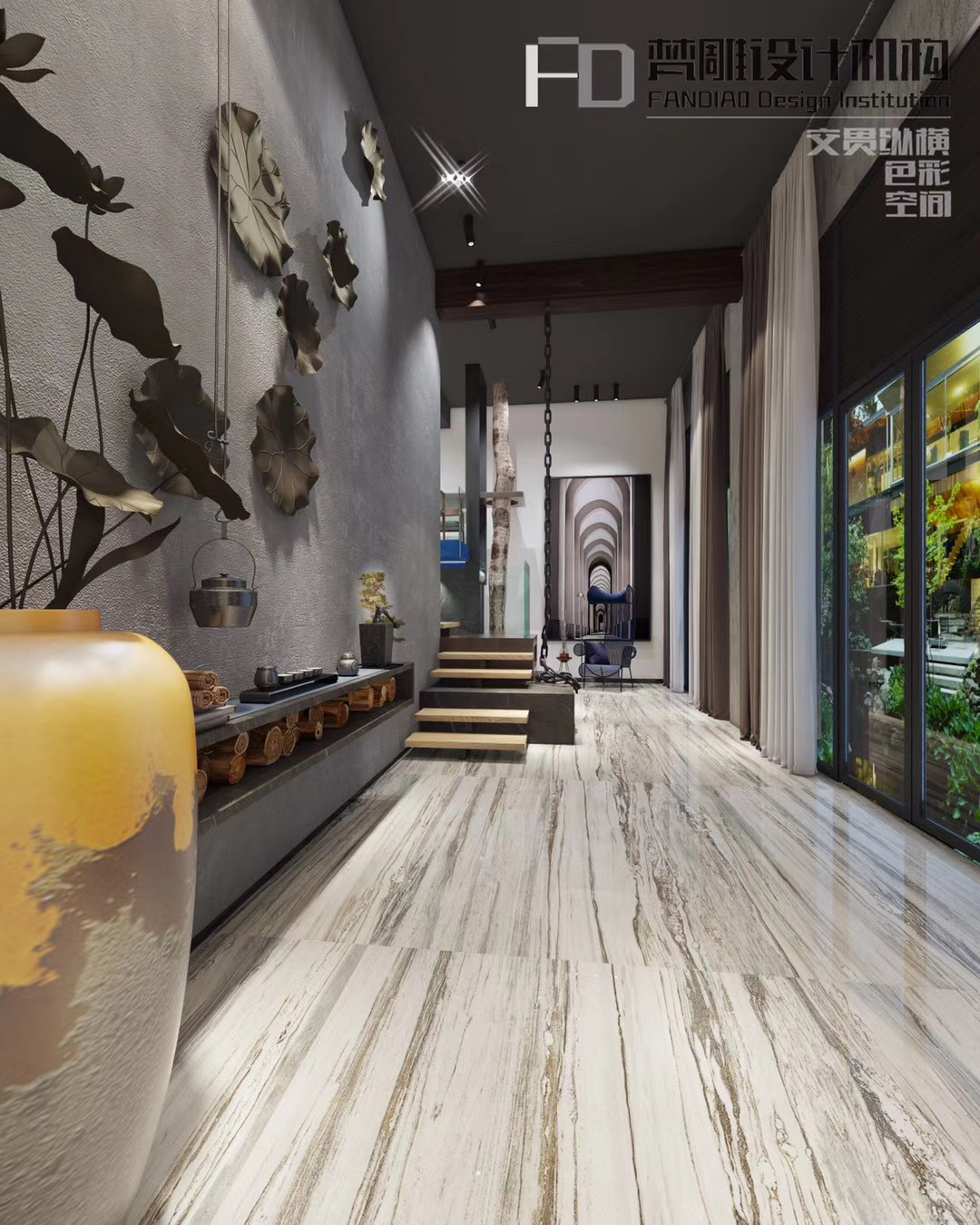 Loft private office，attic，